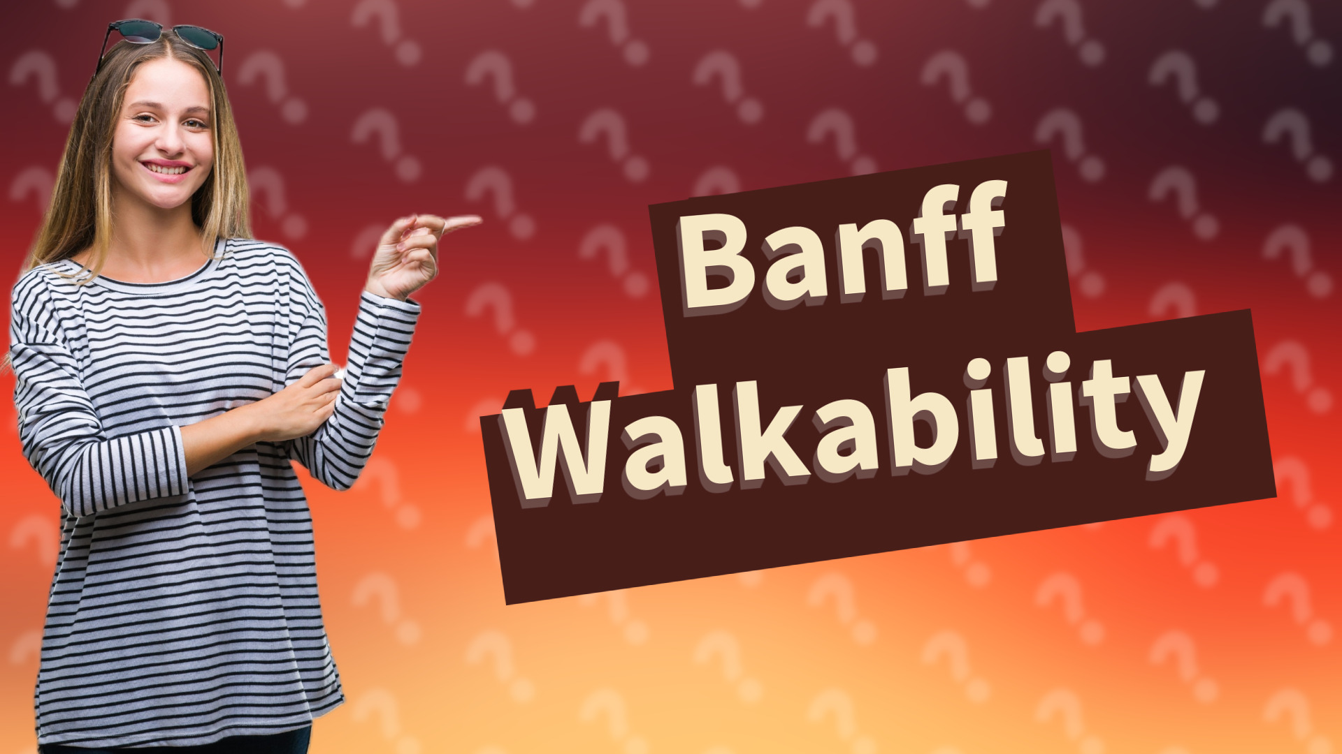Banff Walkability