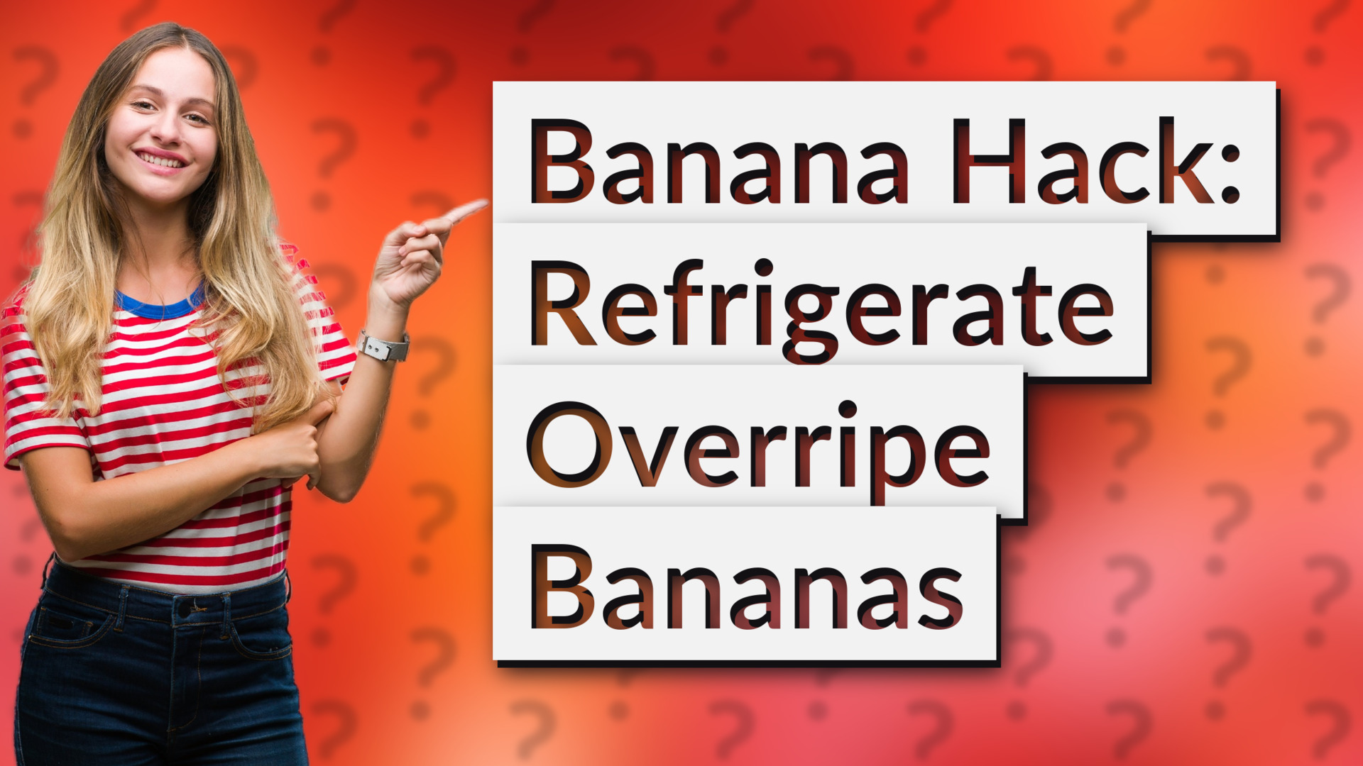 Banana Hack: Refrigerate Overripe Bananas
