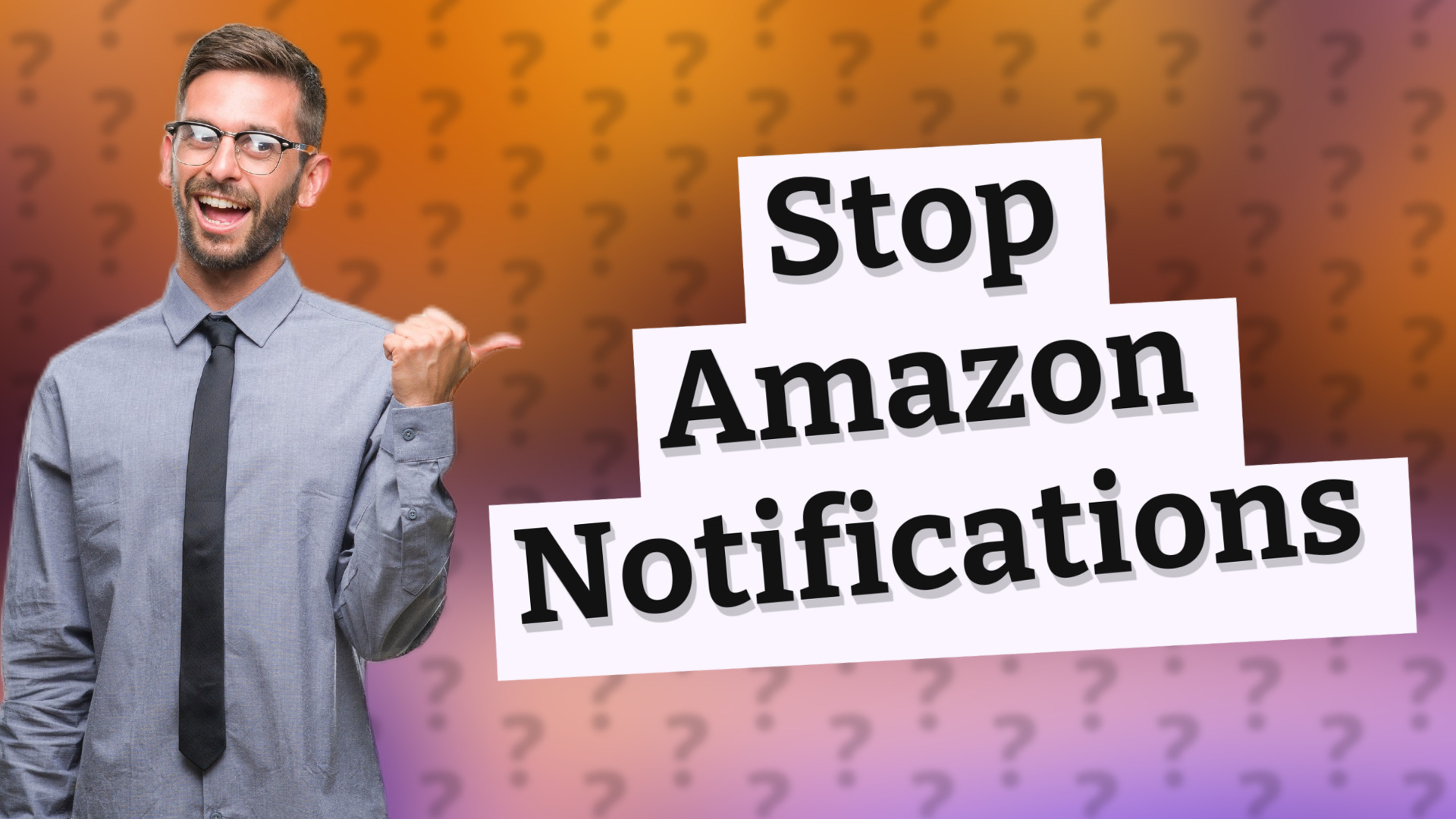 Stop Amazon Notifications
