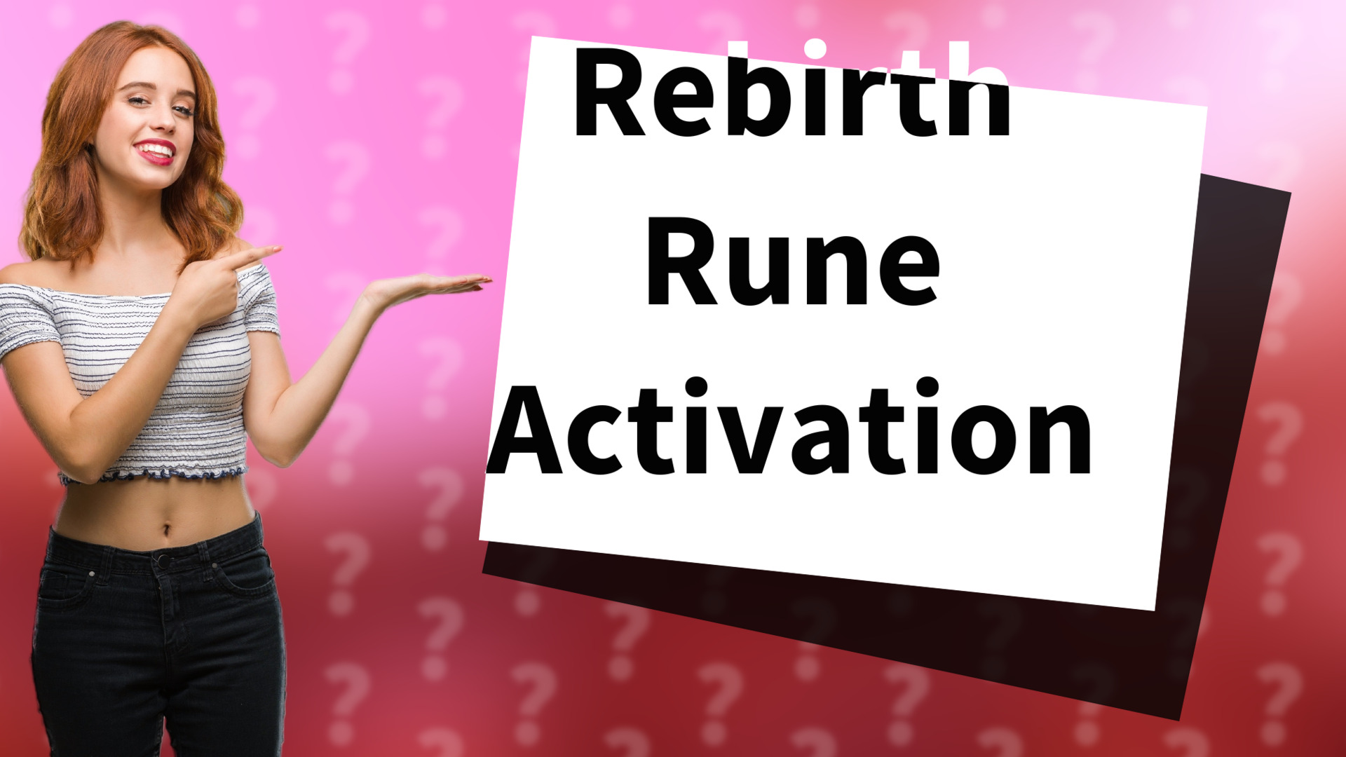 Rebirth Rune Activation