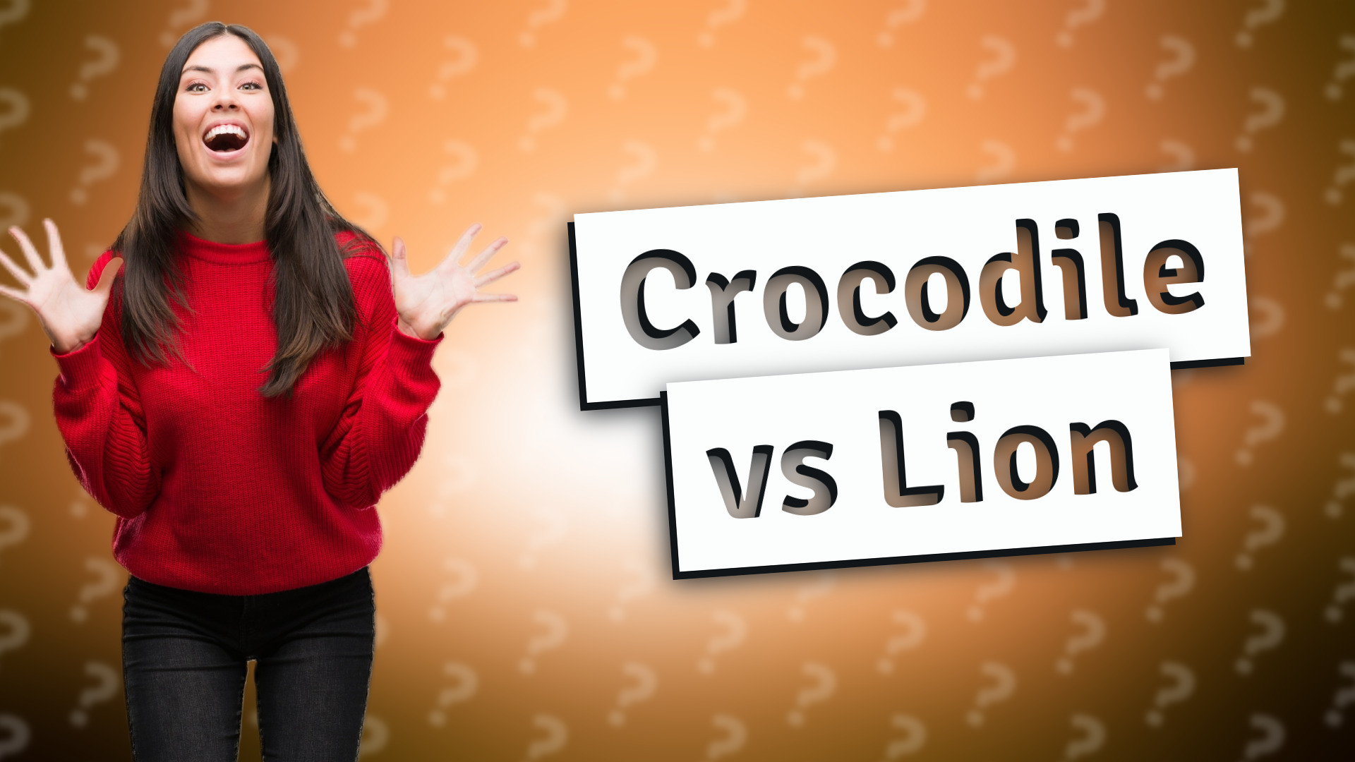 Crocodile vs Lion