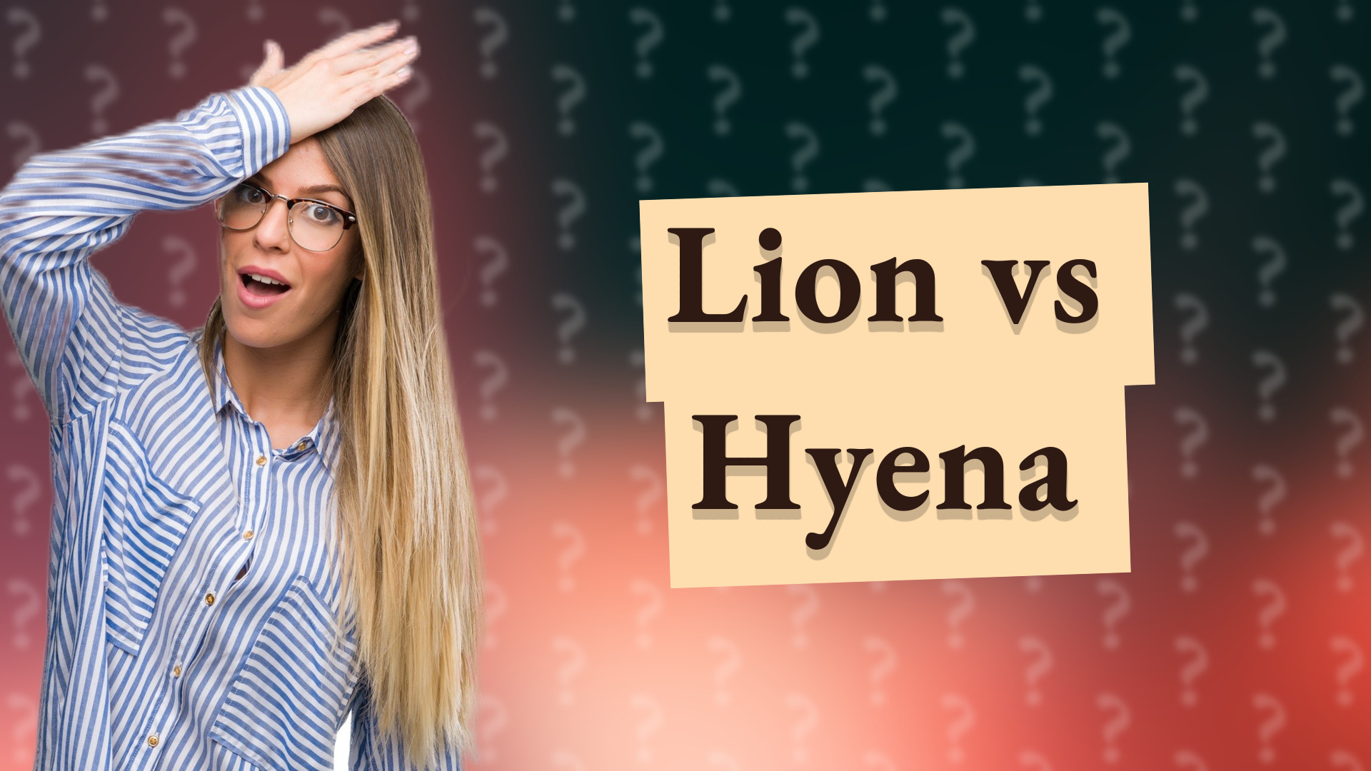 Lion vs Hyena