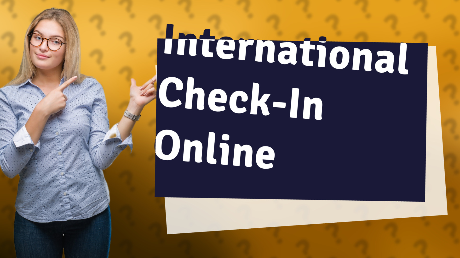 International Check-In Online