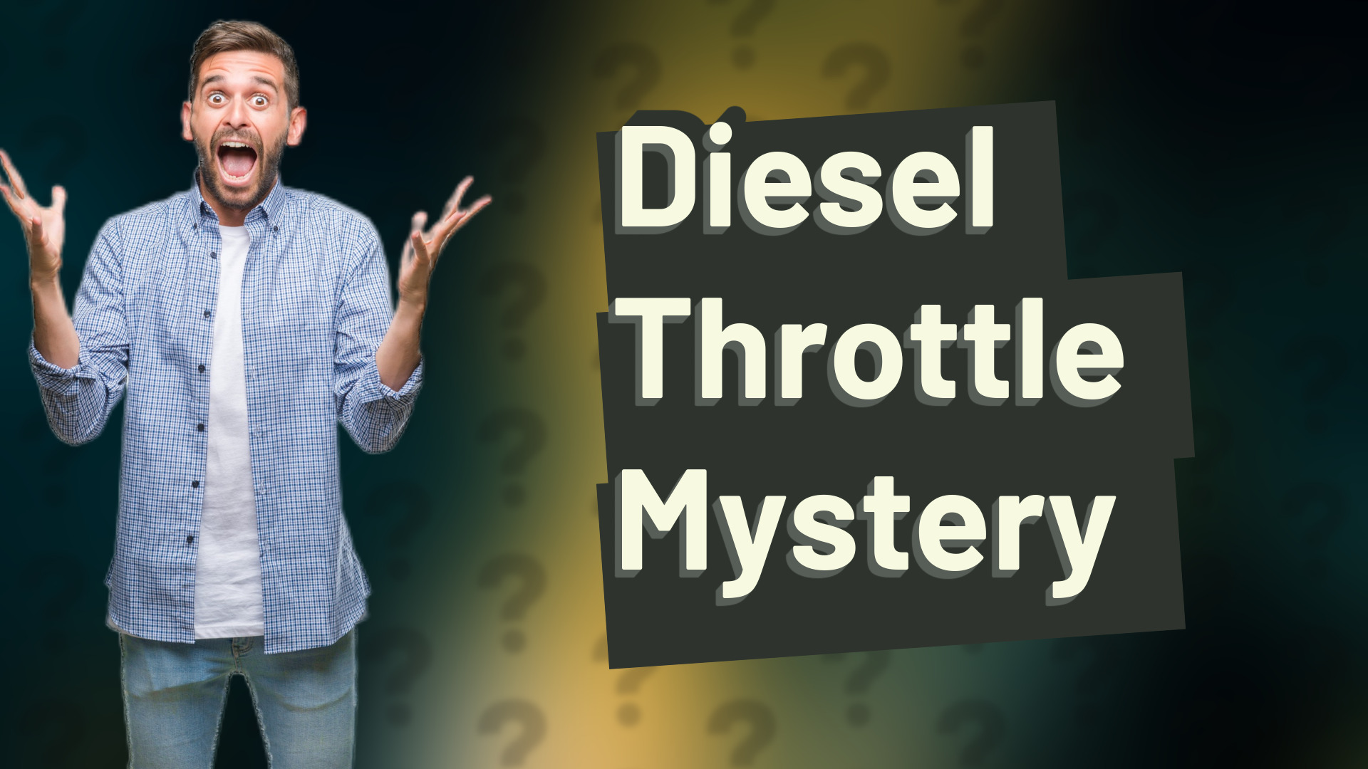 Diesel Throttle Mystery