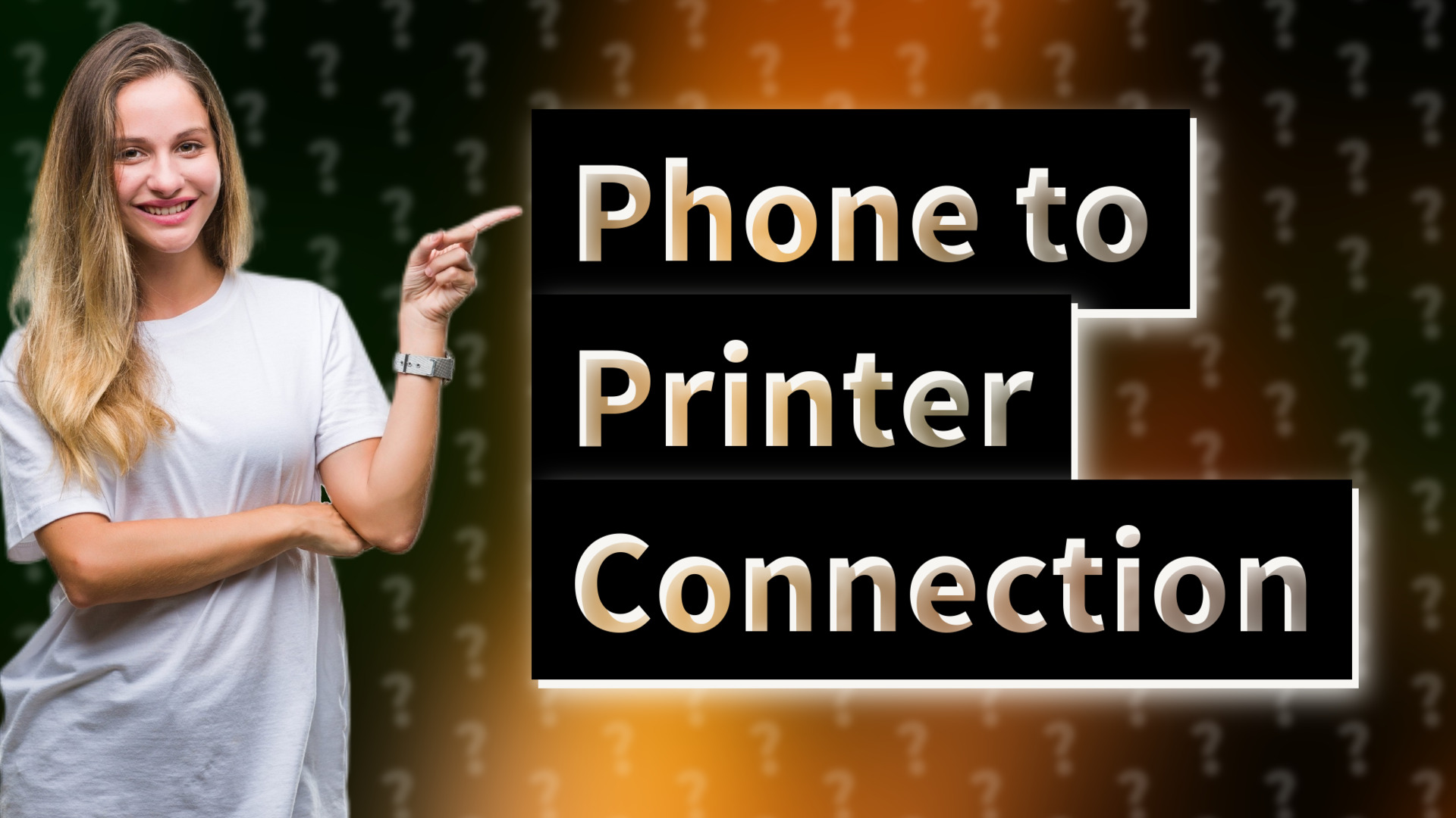 Phone to Printer Connection
