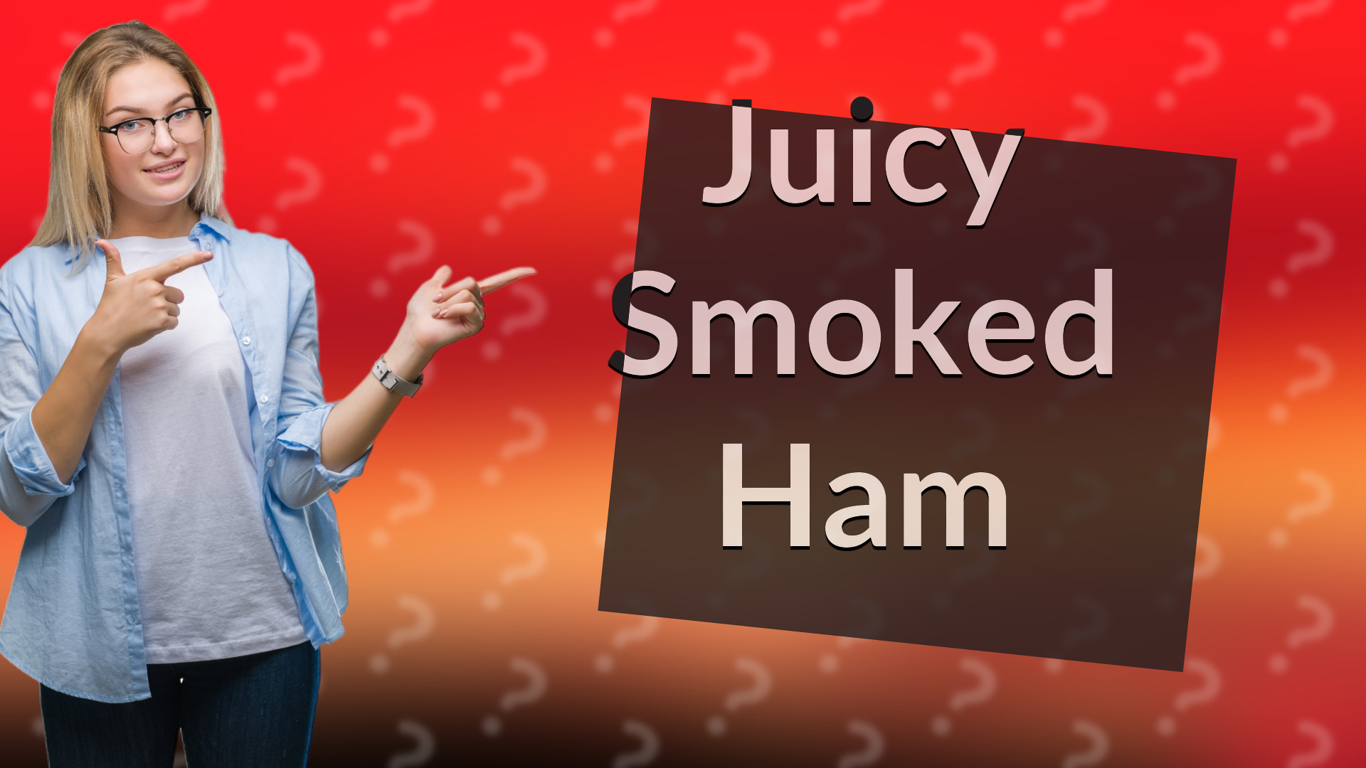 Juicy Smoked Ham