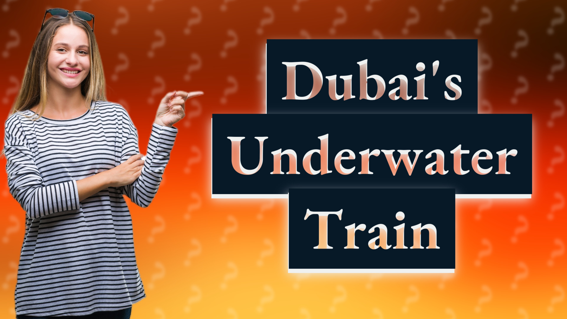 Dubai's Underwater Train