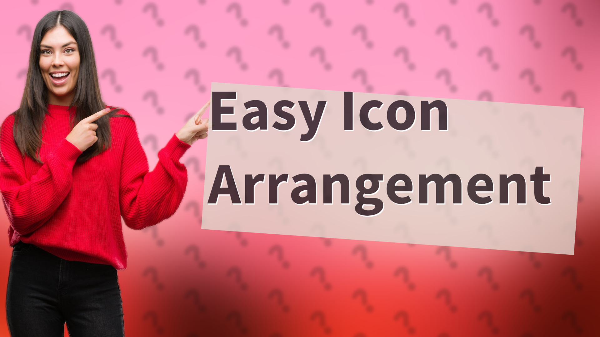 Easy Icon Arrangement