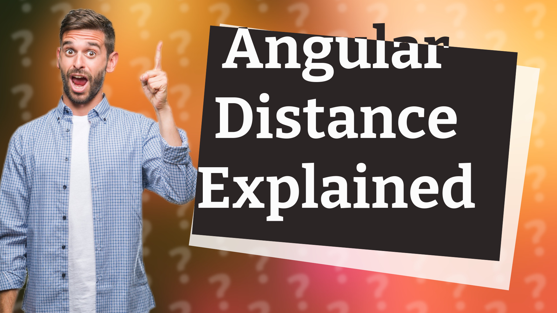 Angular Distance Explained