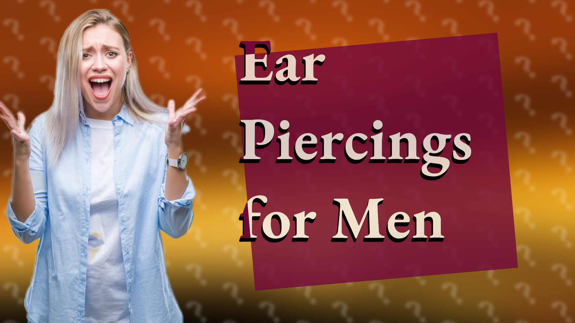 Ear Piercings for Men