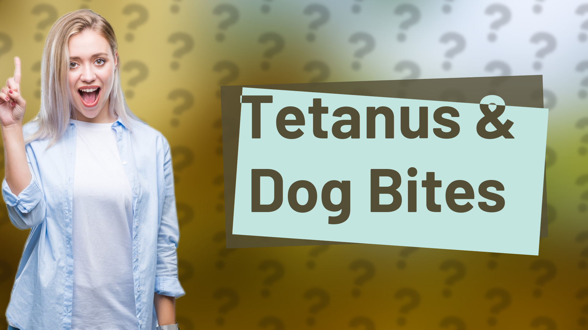 Tetanus & Dog Bites