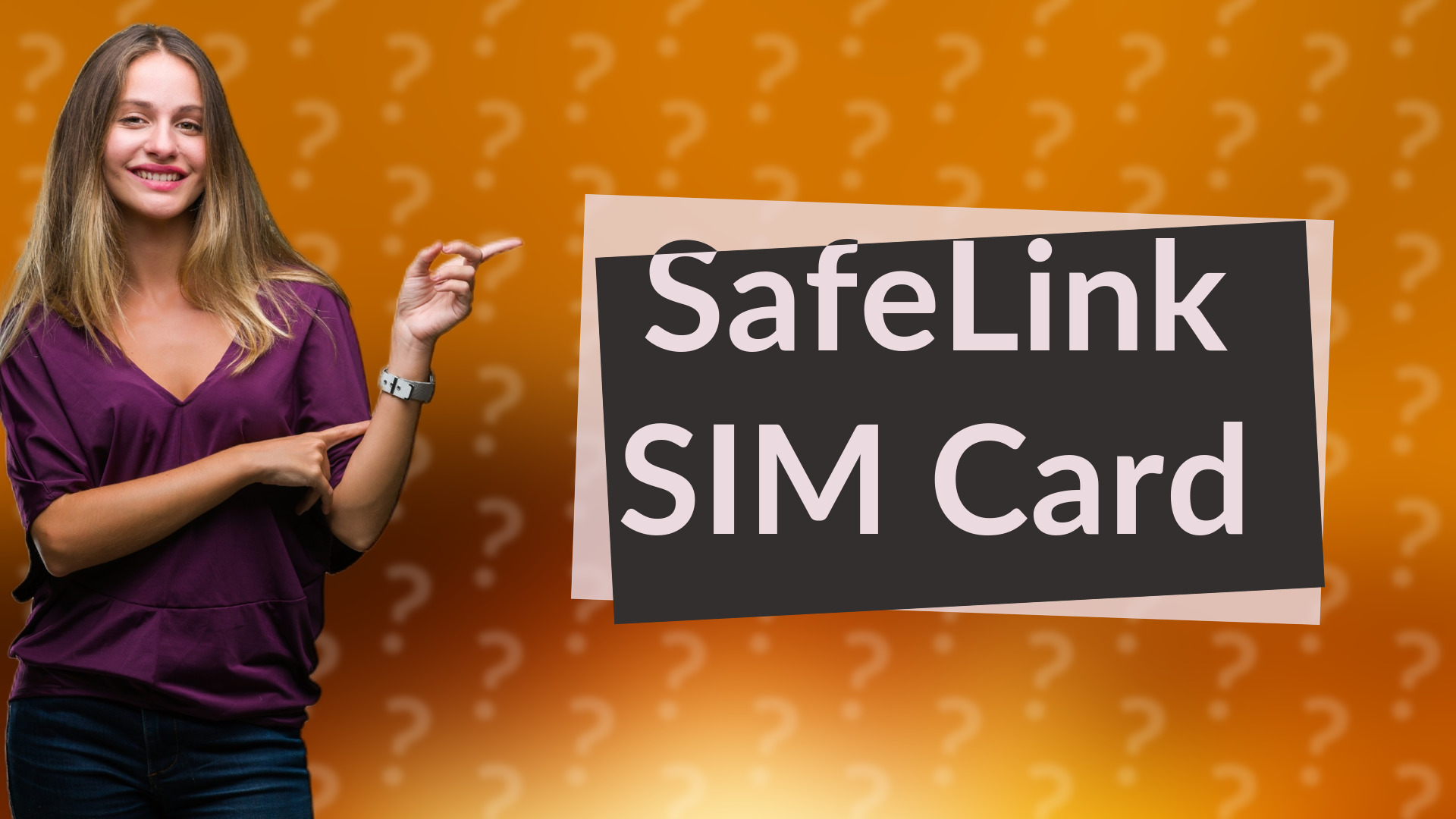SafeLink SIM Card