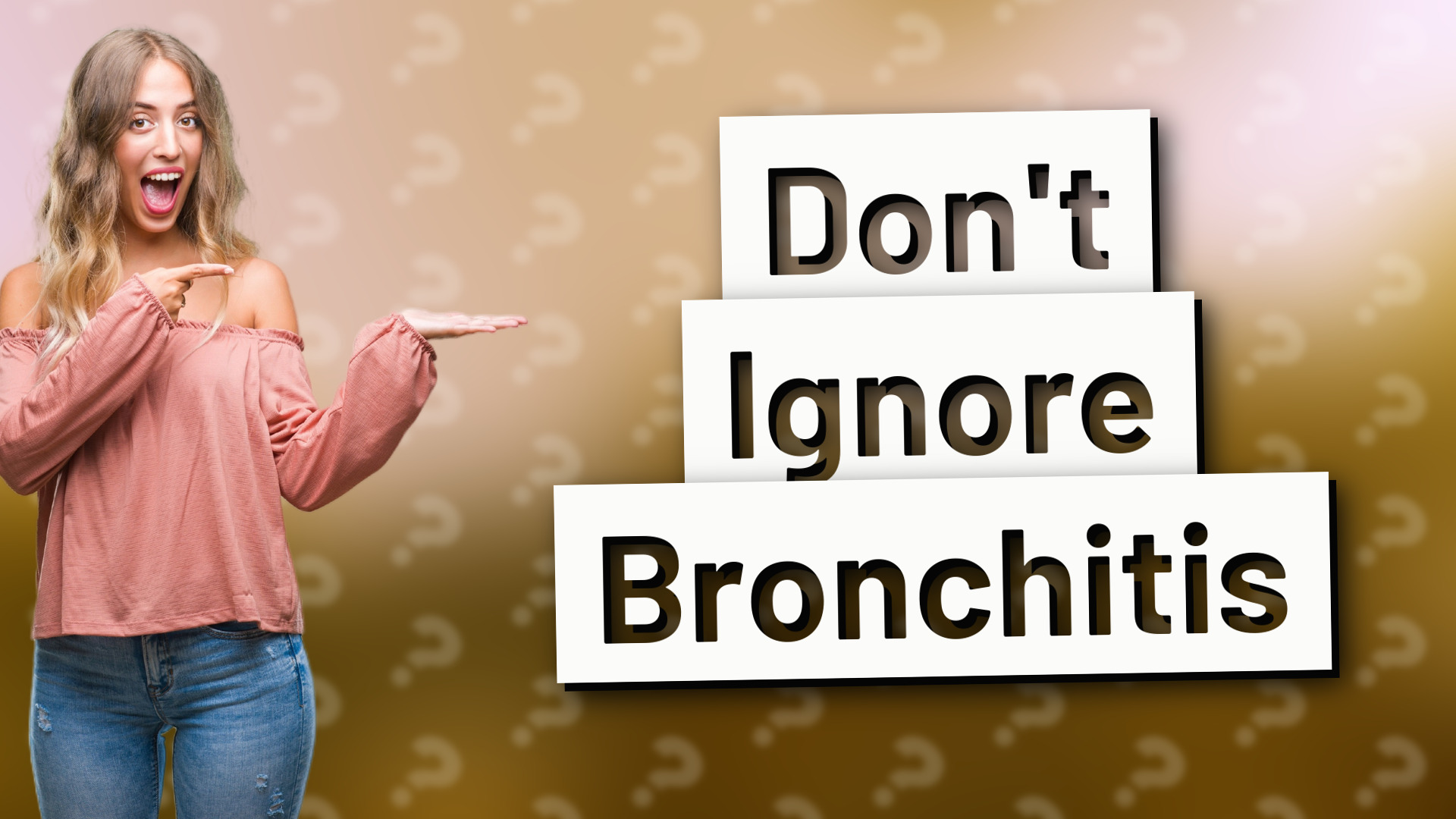 Don't Ignore Bronchitis