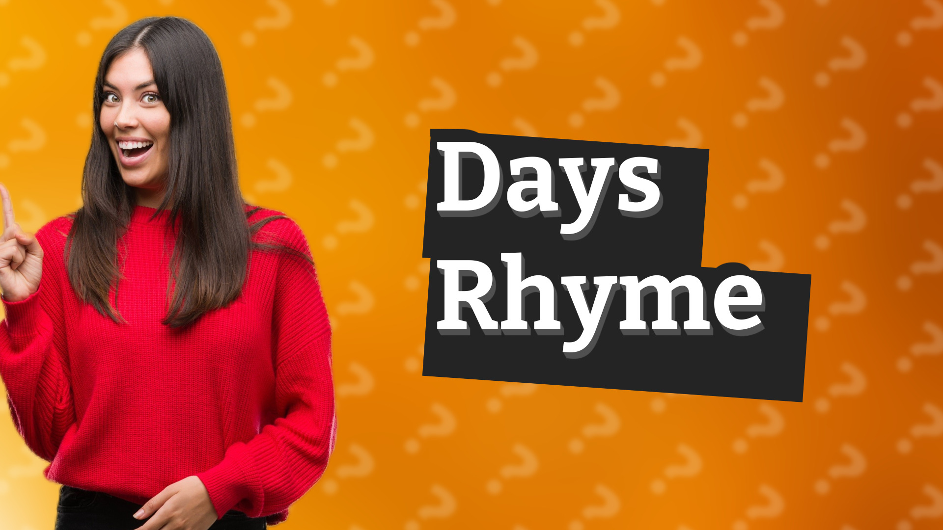 Days Rhyme