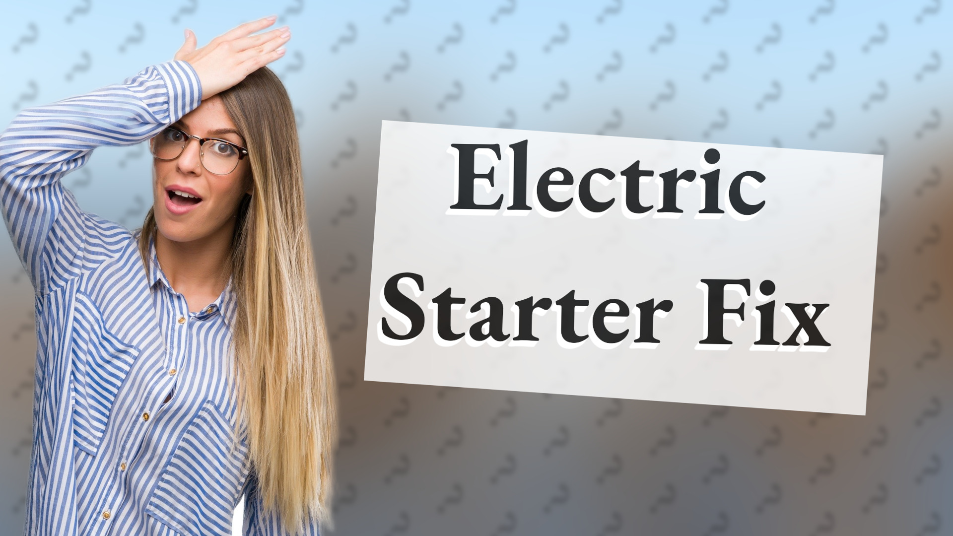 Electric Starter Fix