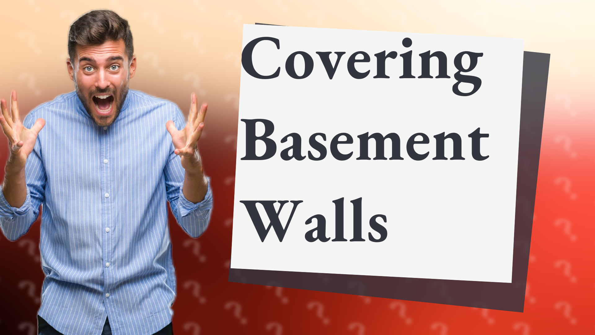 Covering Basement Walls
