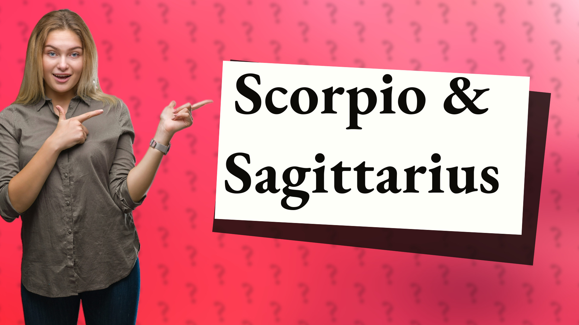 Scorpio & Sagittarius