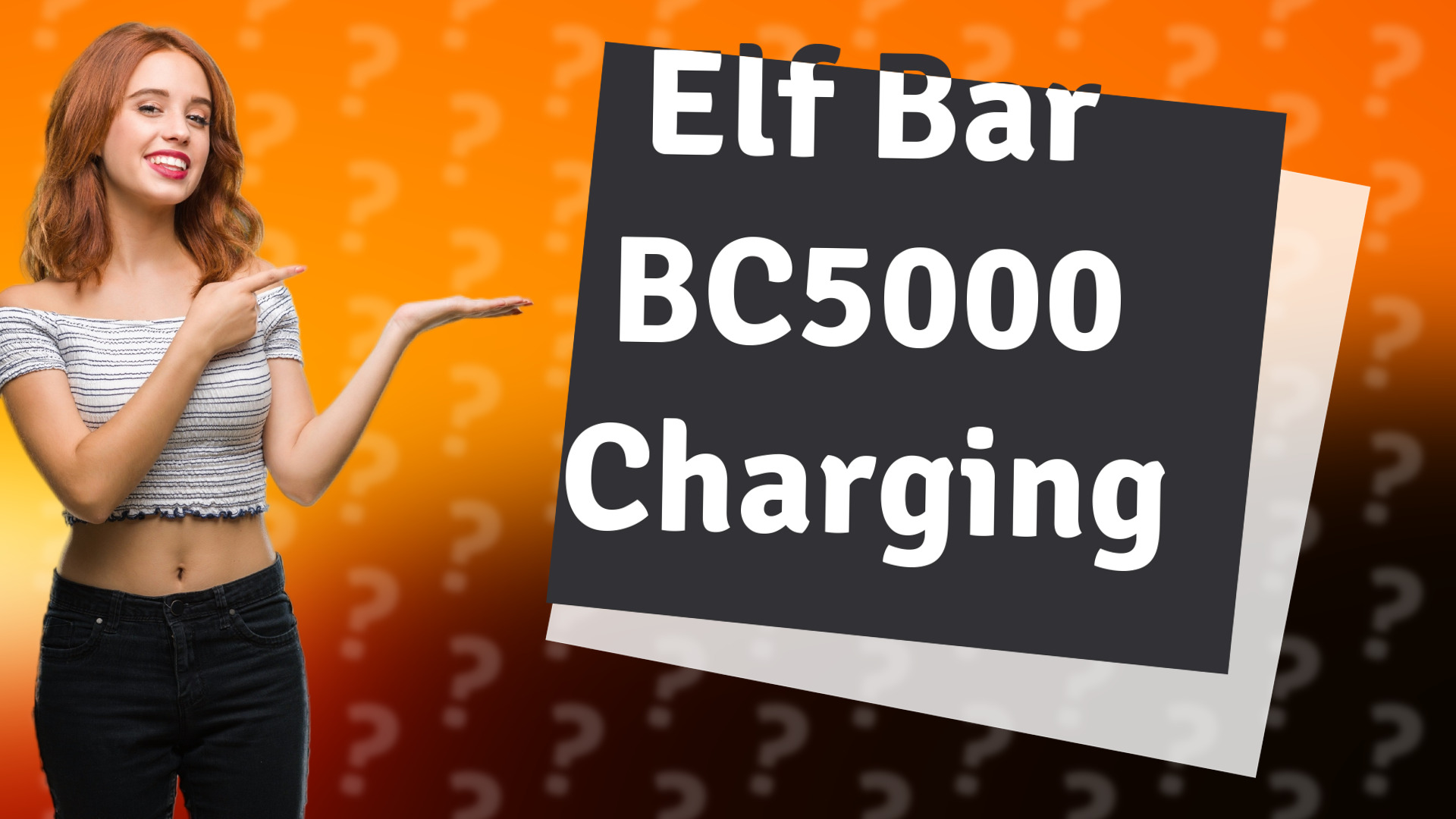 Elf Bar BC5000 Charging
