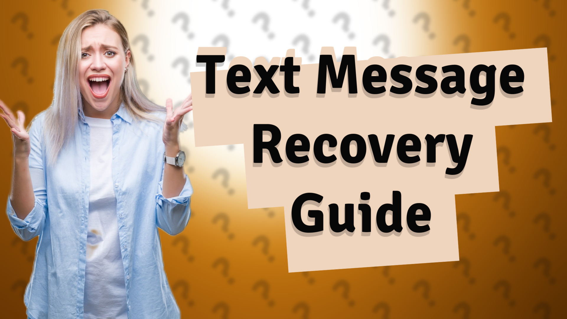 Text Message Recovery Guide