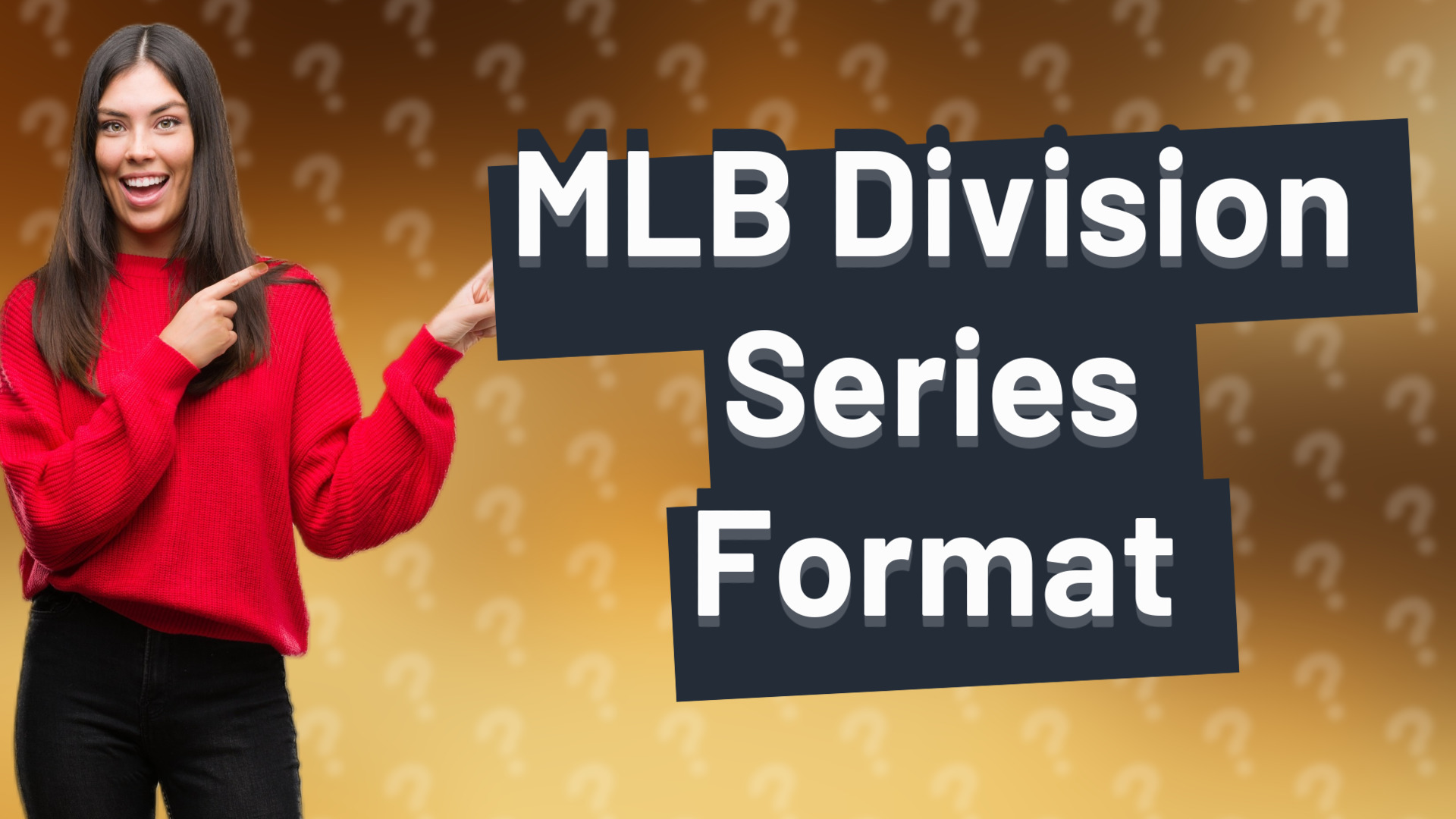 MLB Division Series Format