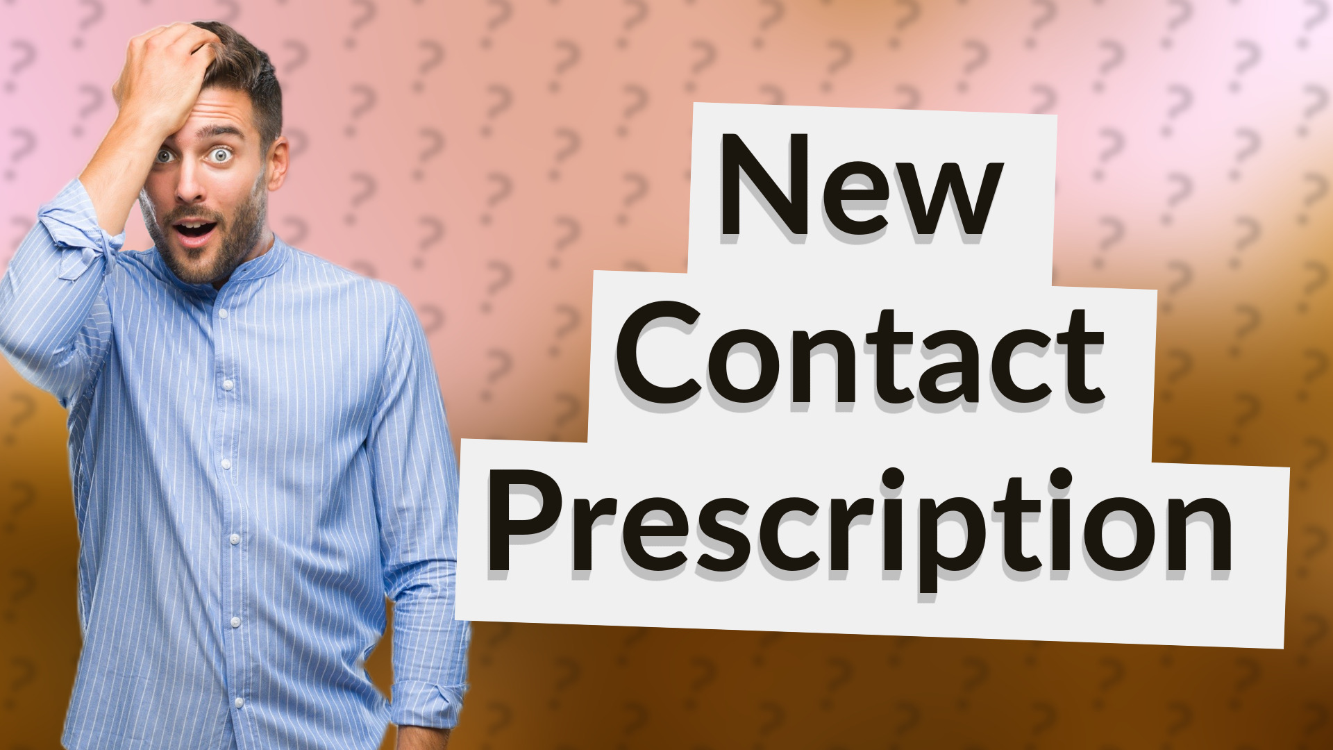 New Contact Prescription