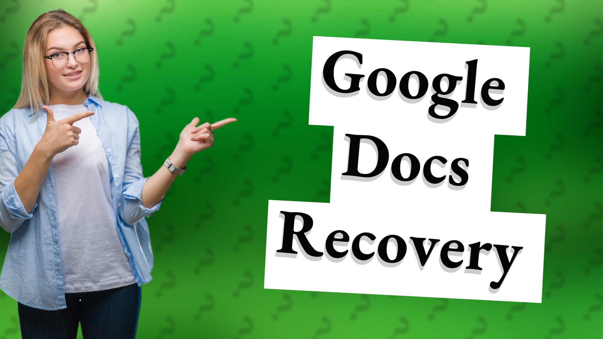 Google Docs Recovery
