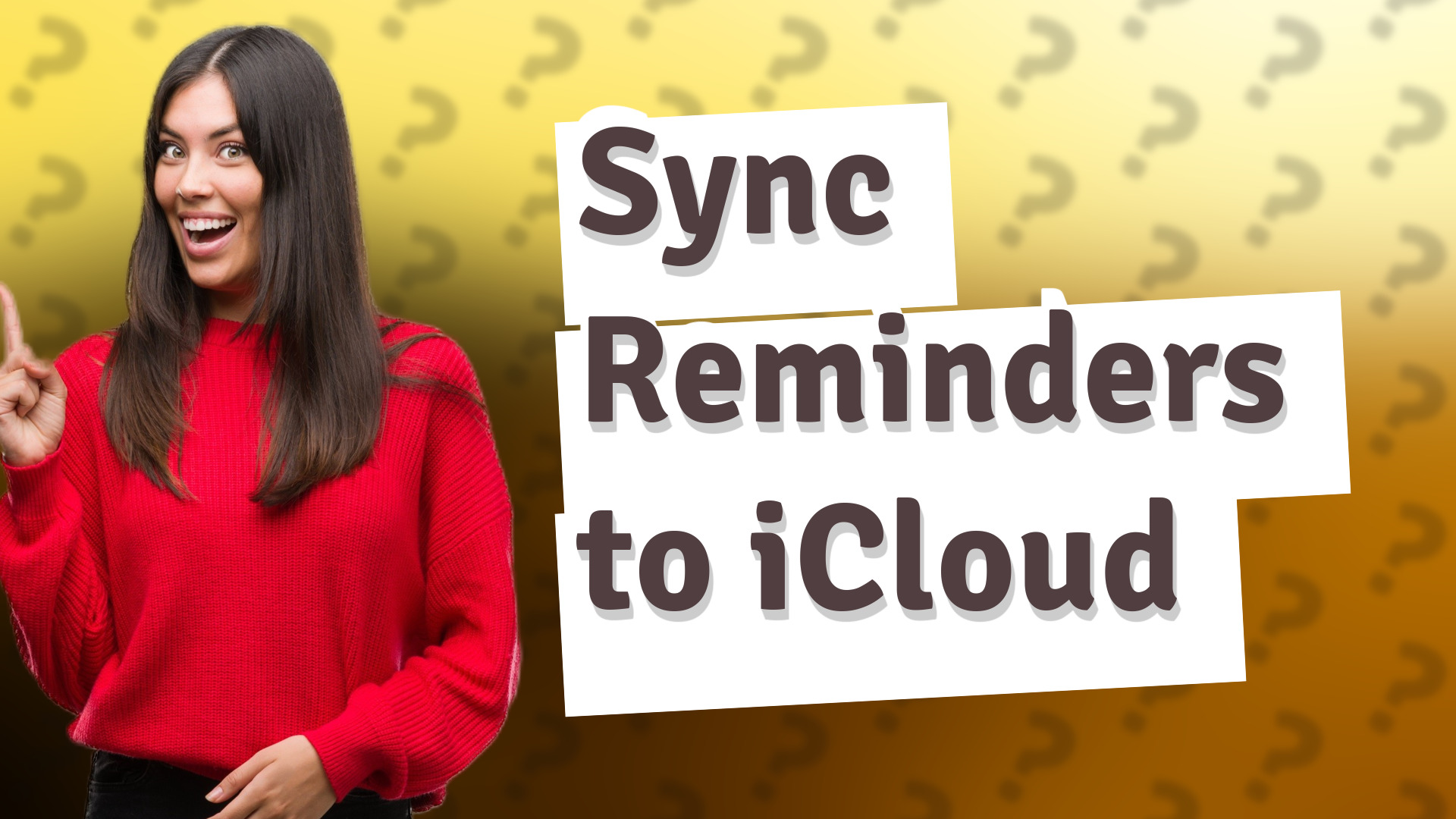 Sync Reminders to iCloud