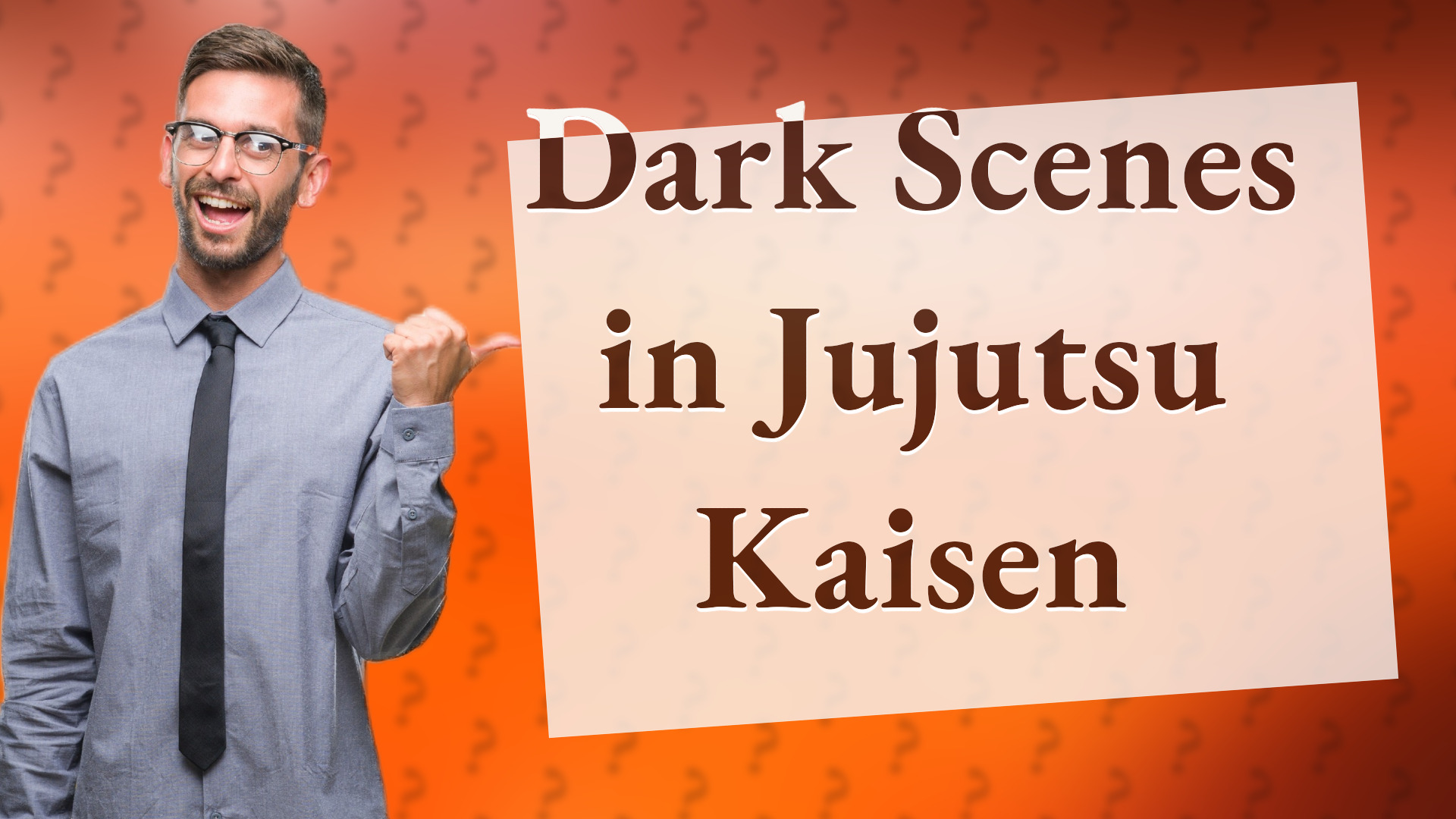 Dark Scenes in Jujutsu Kaisen