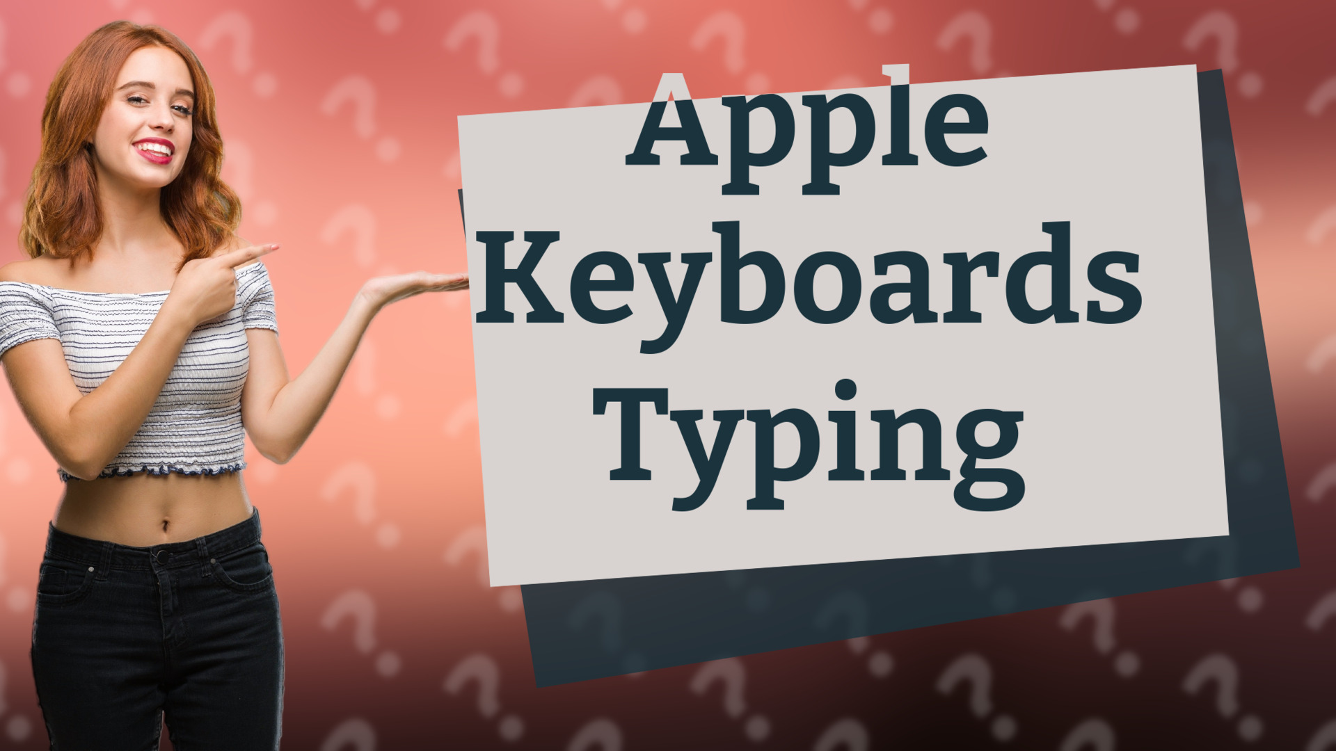 Apple Keyboards Typing