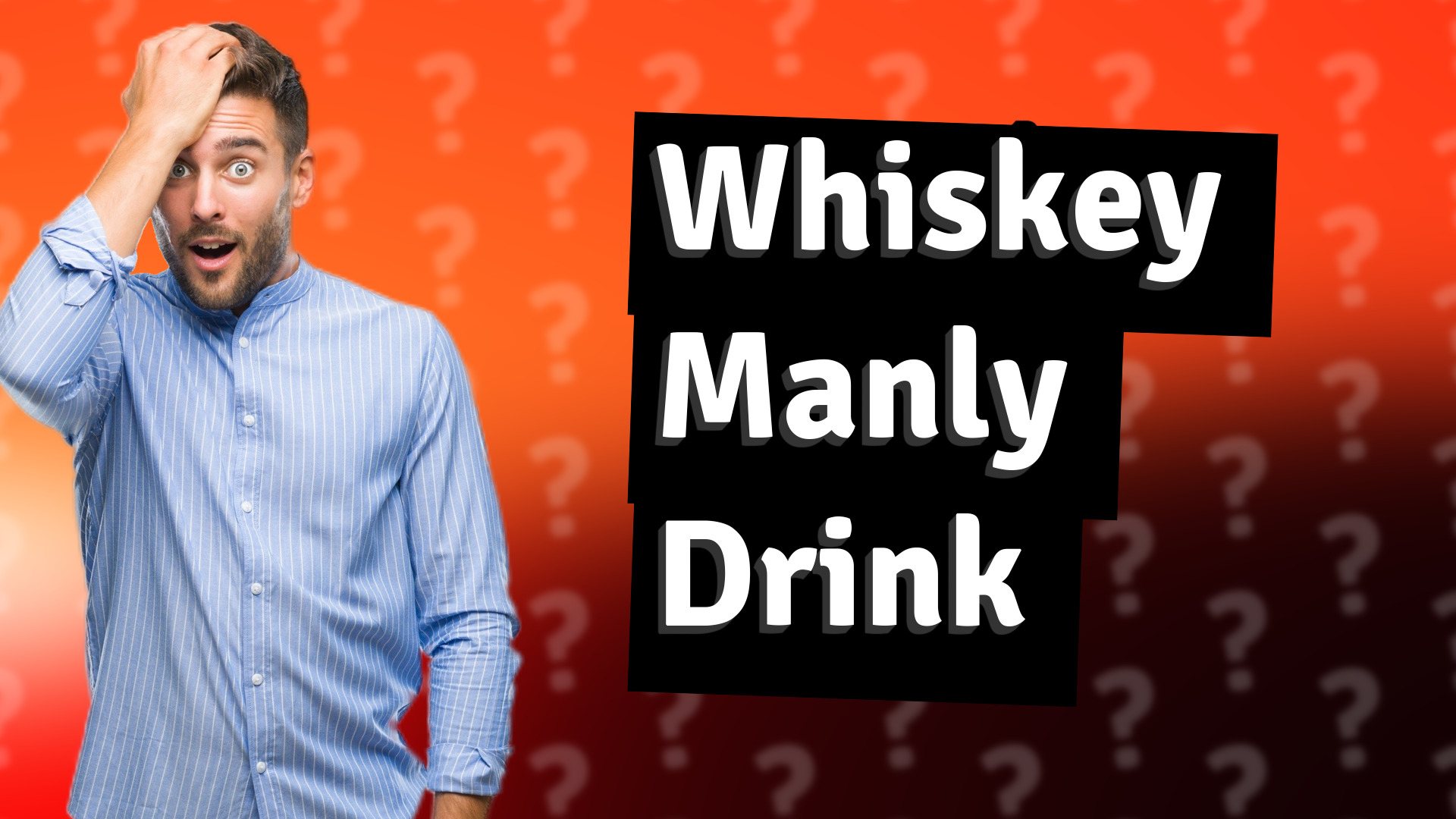 Whiskey Manly Drink