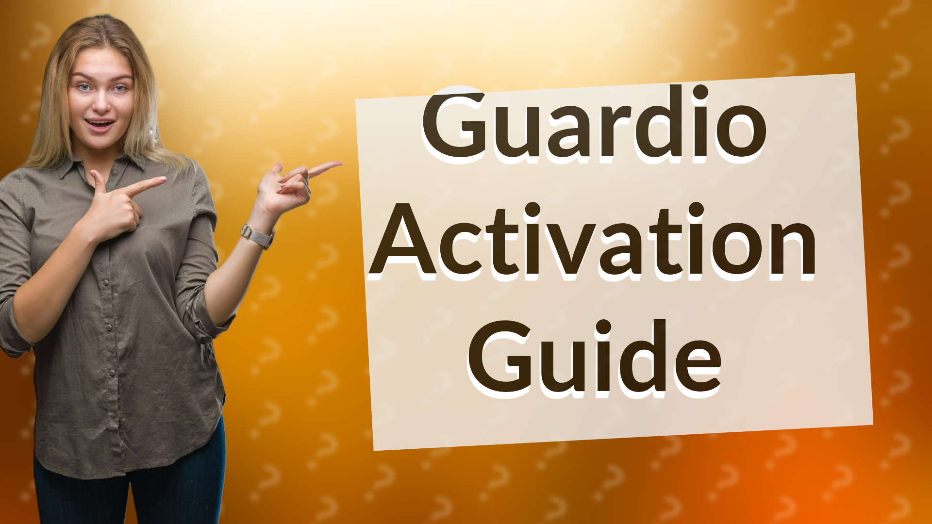 Guardio Activation Guide