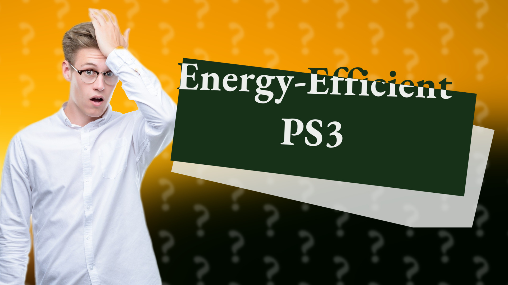 Energy-Efficient PS3