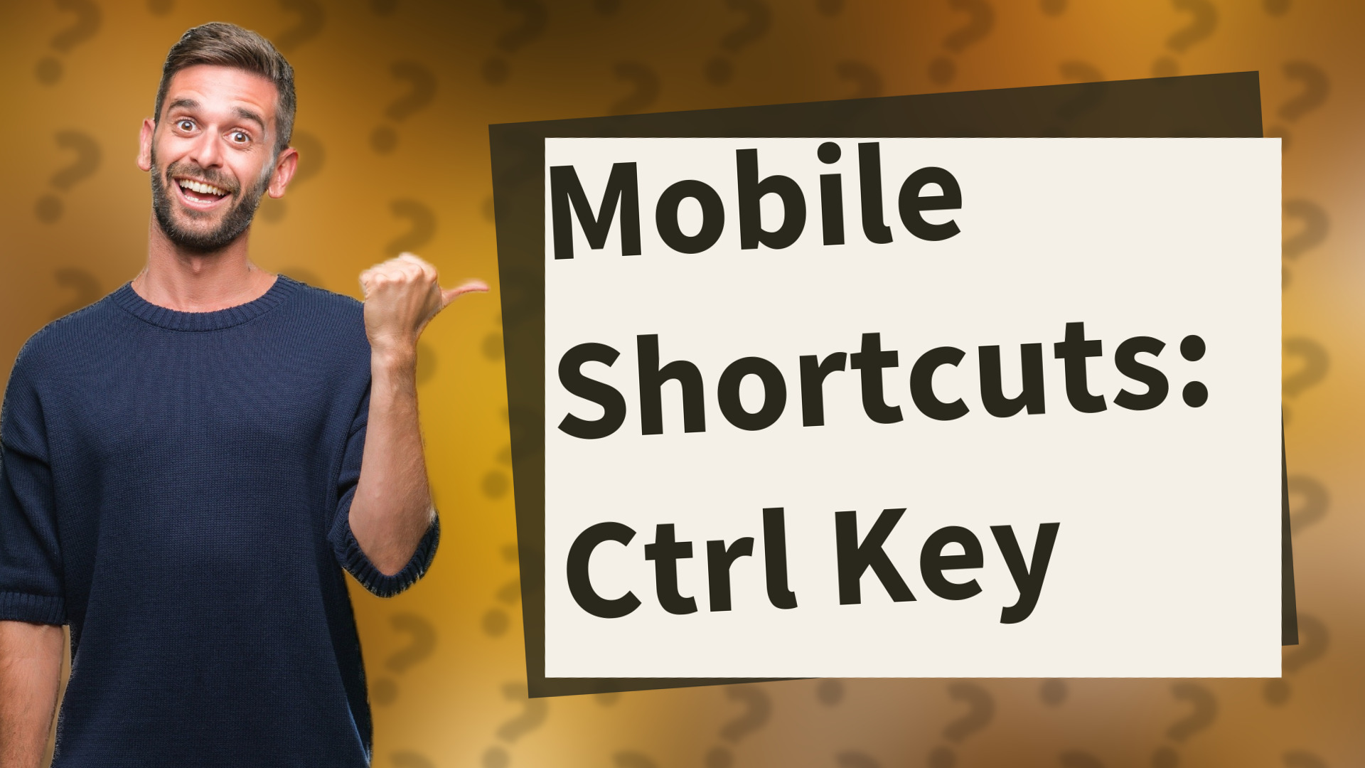 Mobile Shortcuts: Ctrl Key