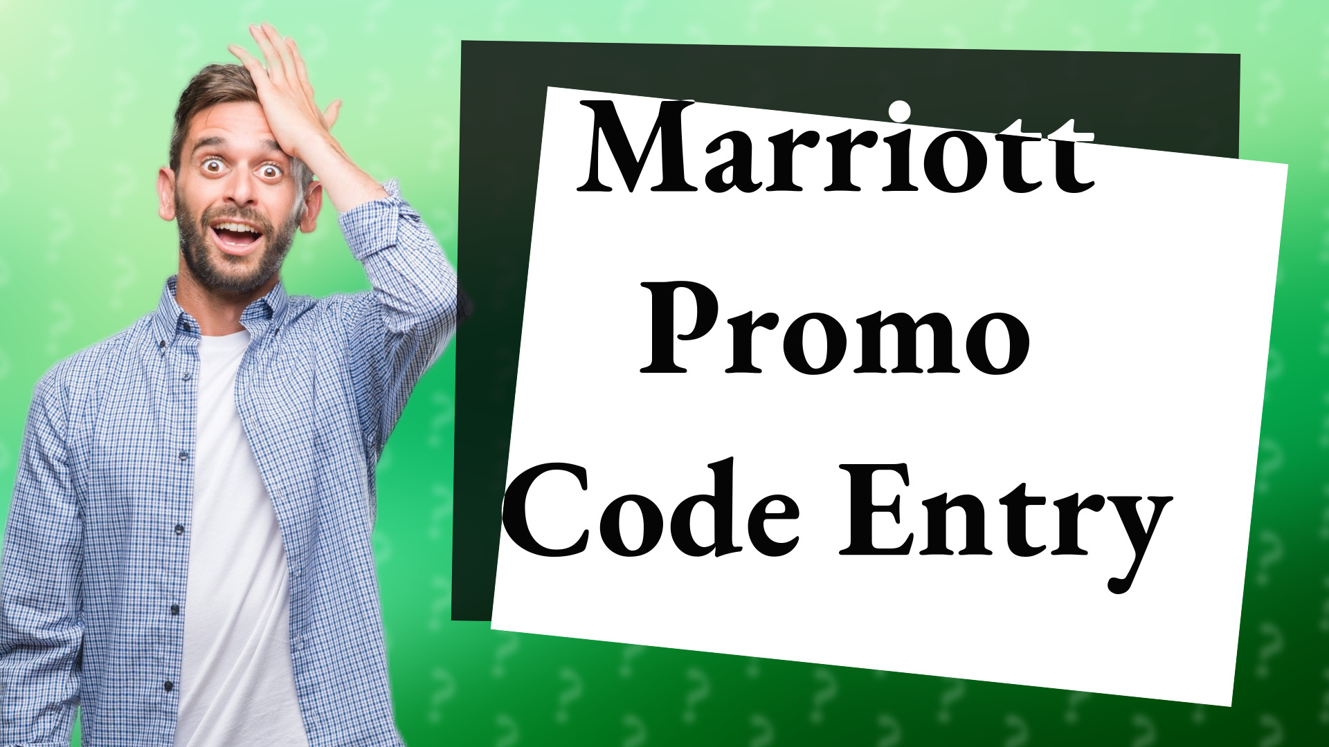 Marriott Promo Code Entry