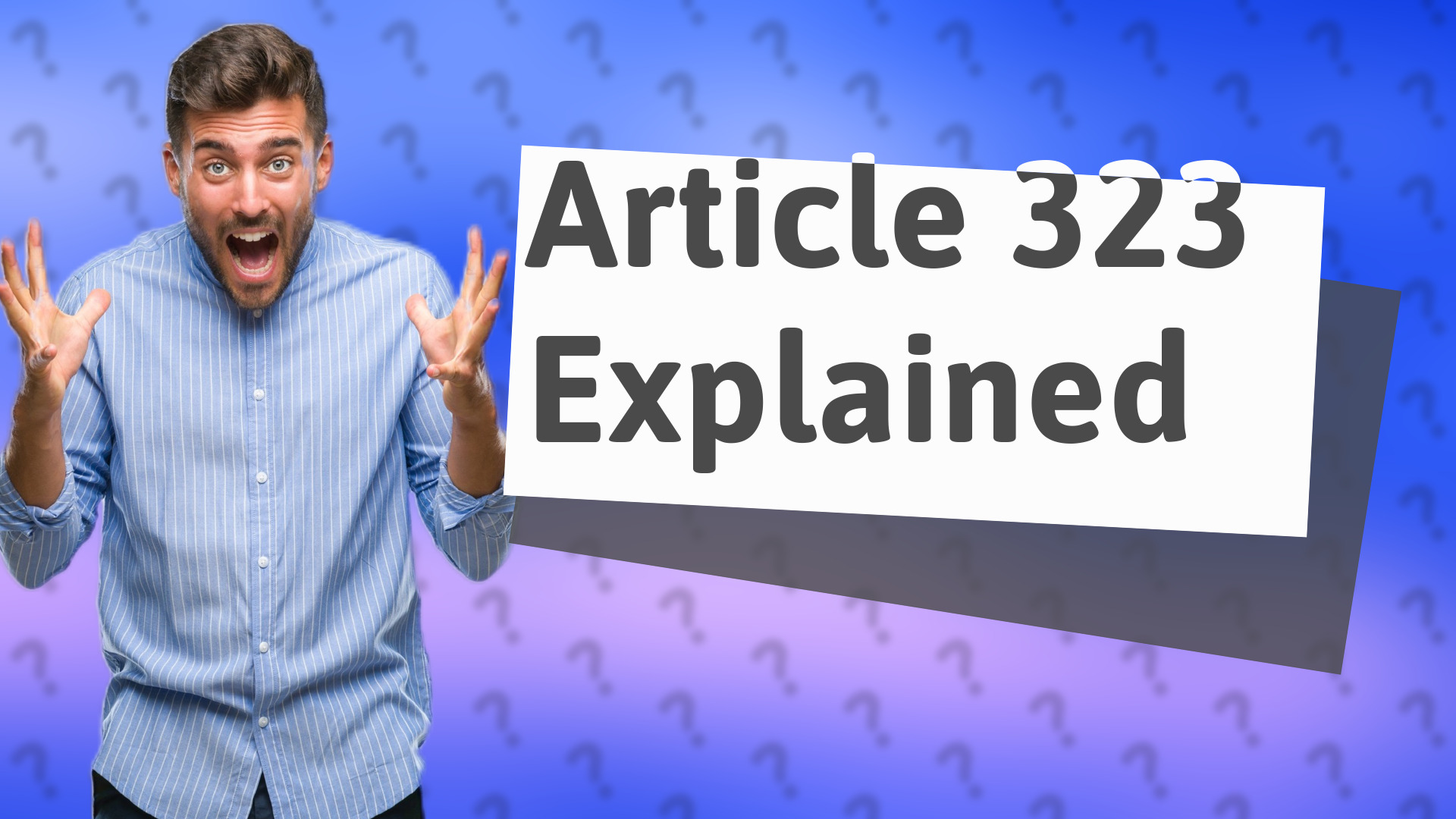 Article 323 Explained