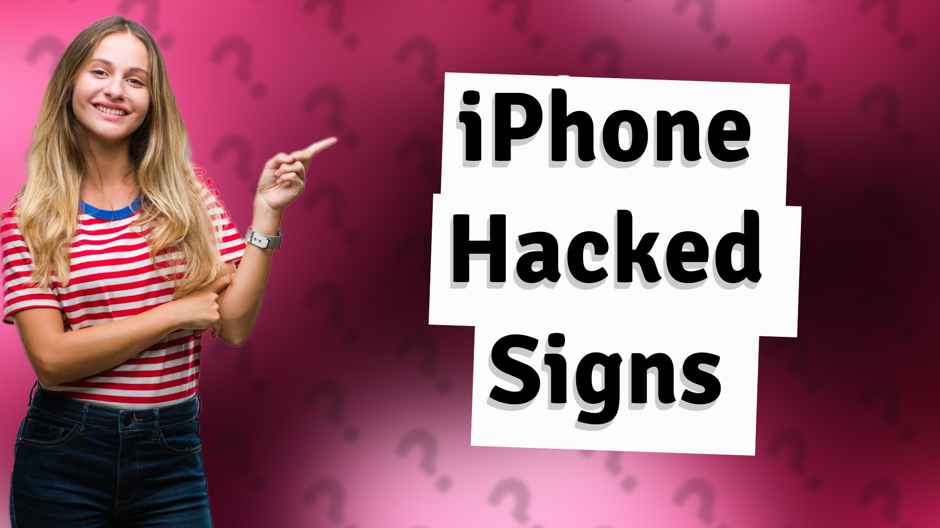 iPhone Hacked Signs