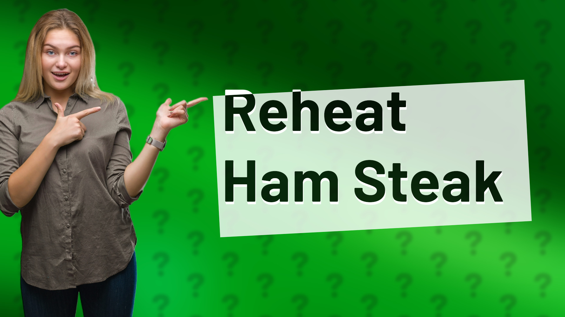 Reheat Ham Steak