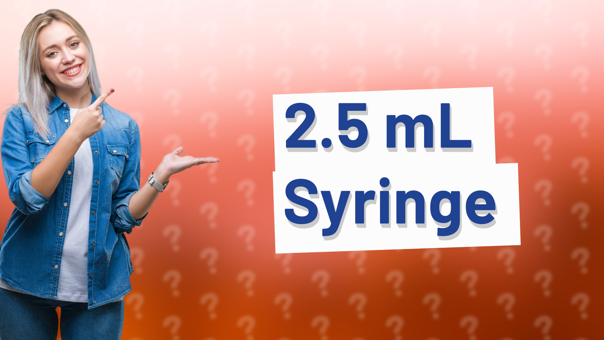 2.5 mL Syringe
