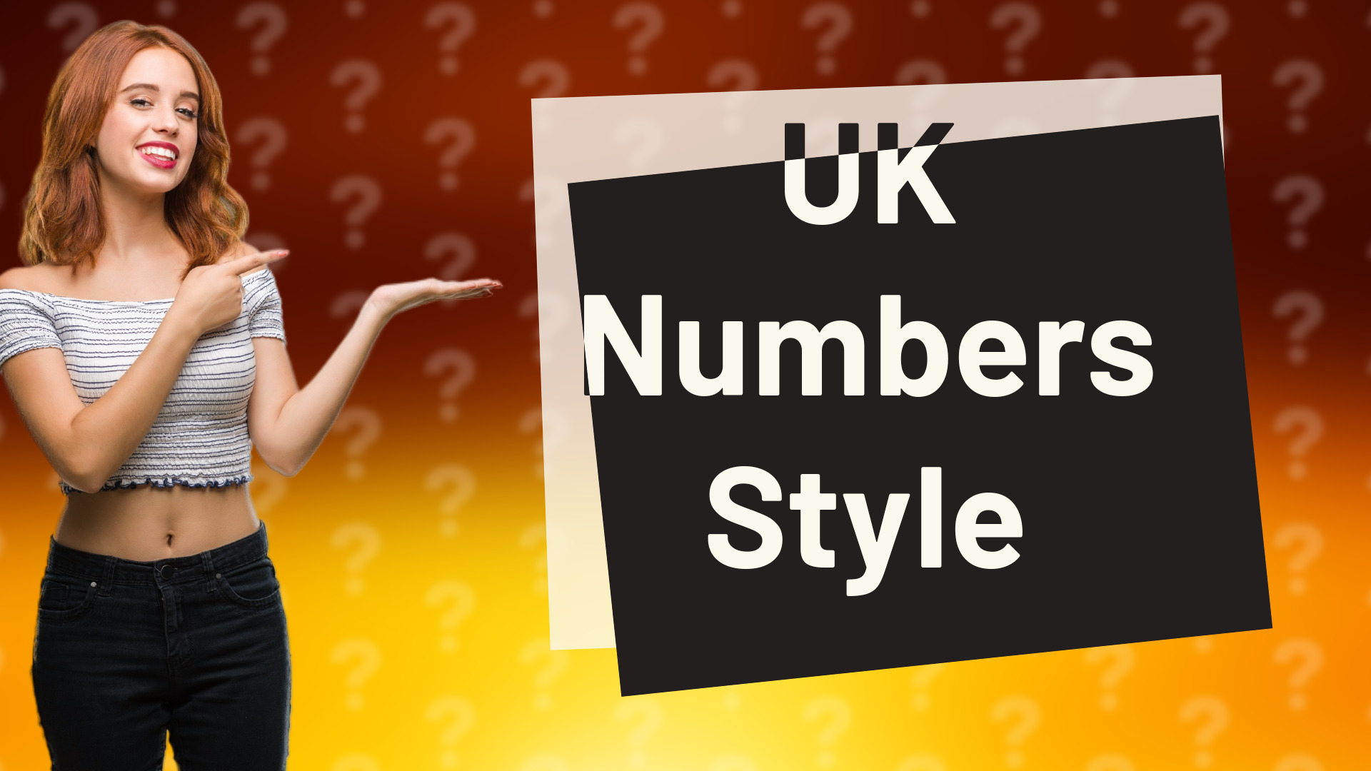 UK Numbers Style
