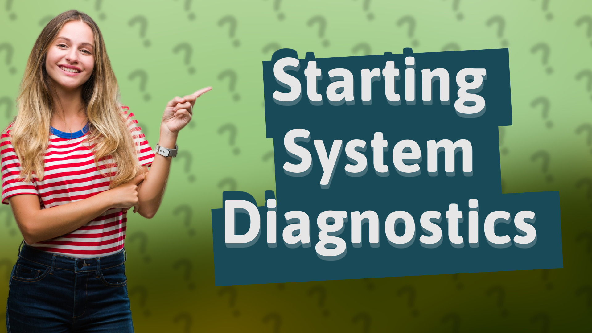 Starting System Diagnostics