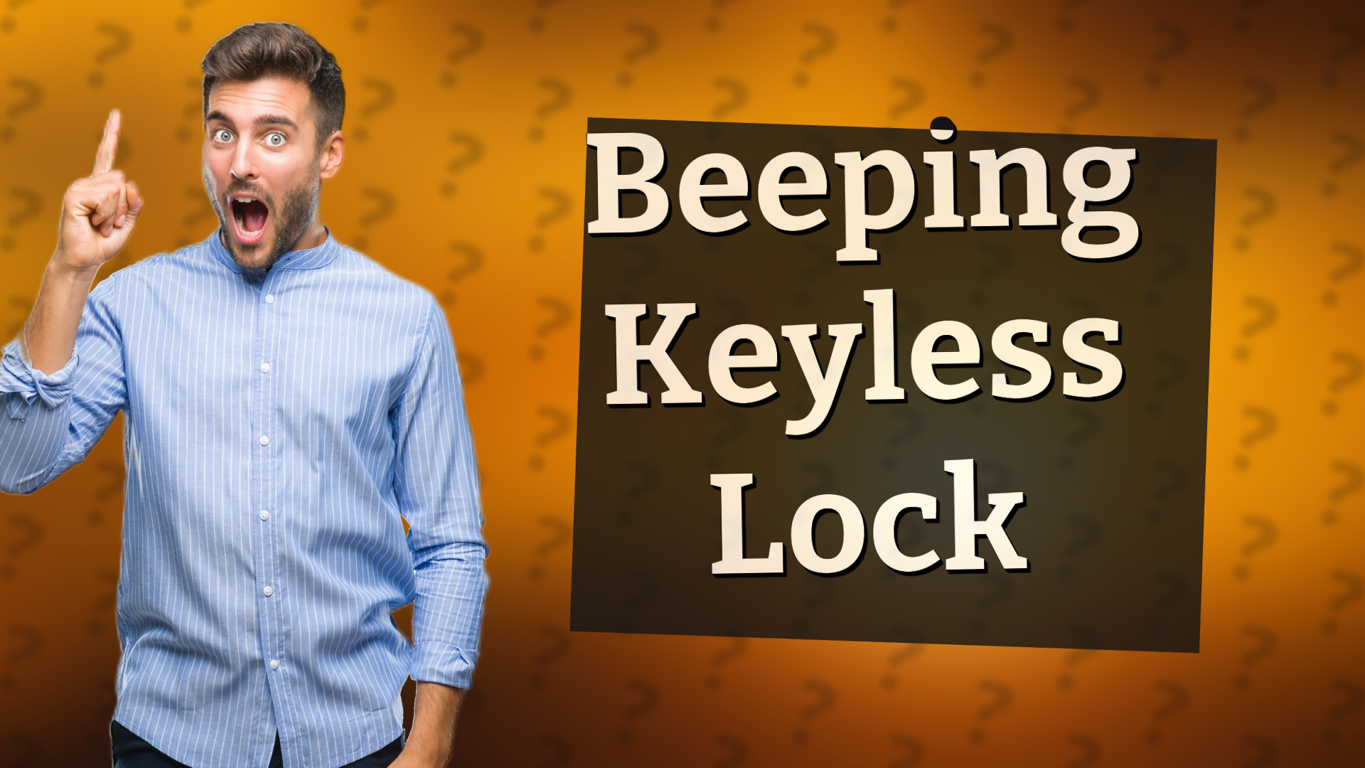 Beeping Keyless Lock