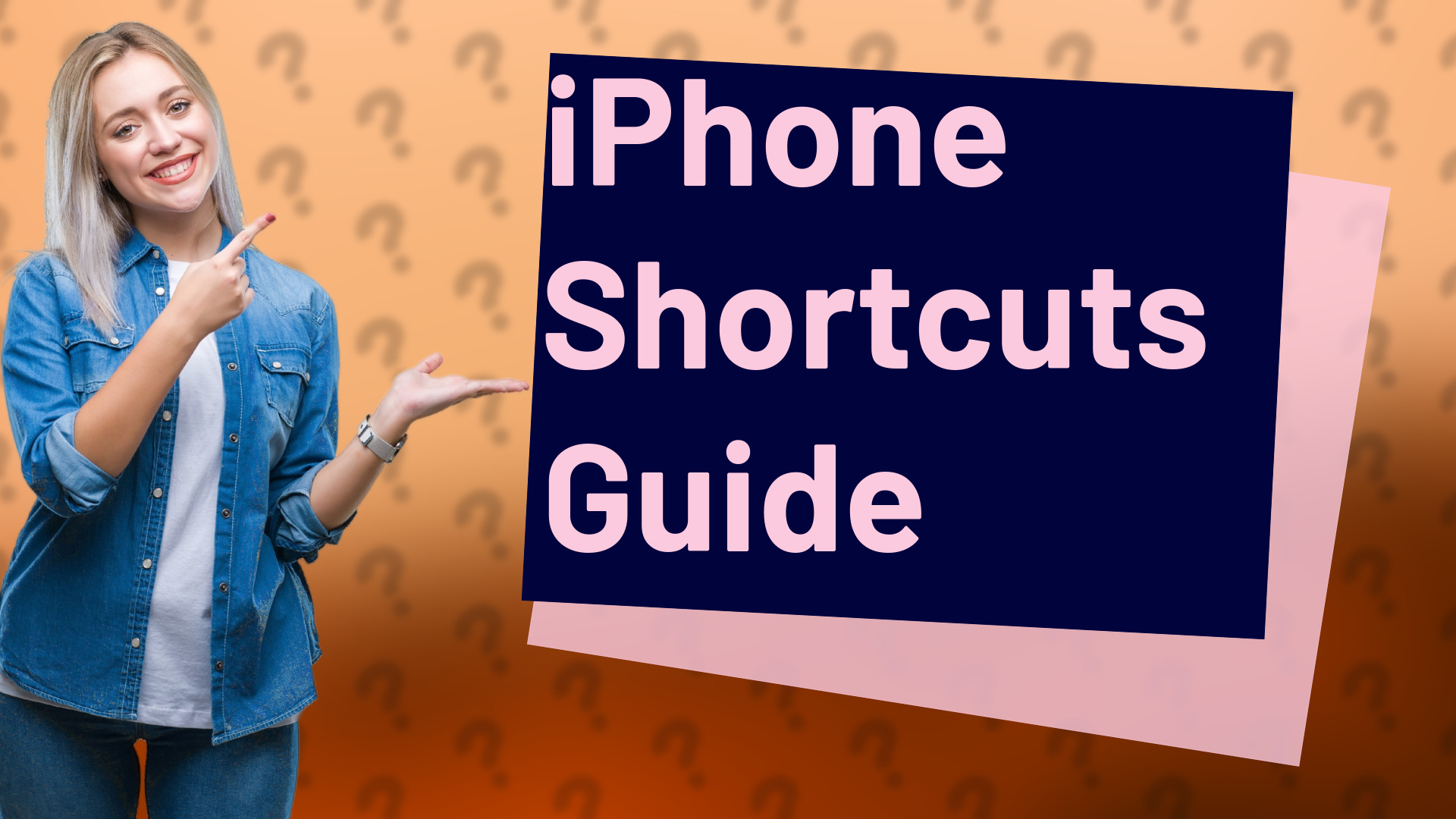 iPhone Shortcuts Guide