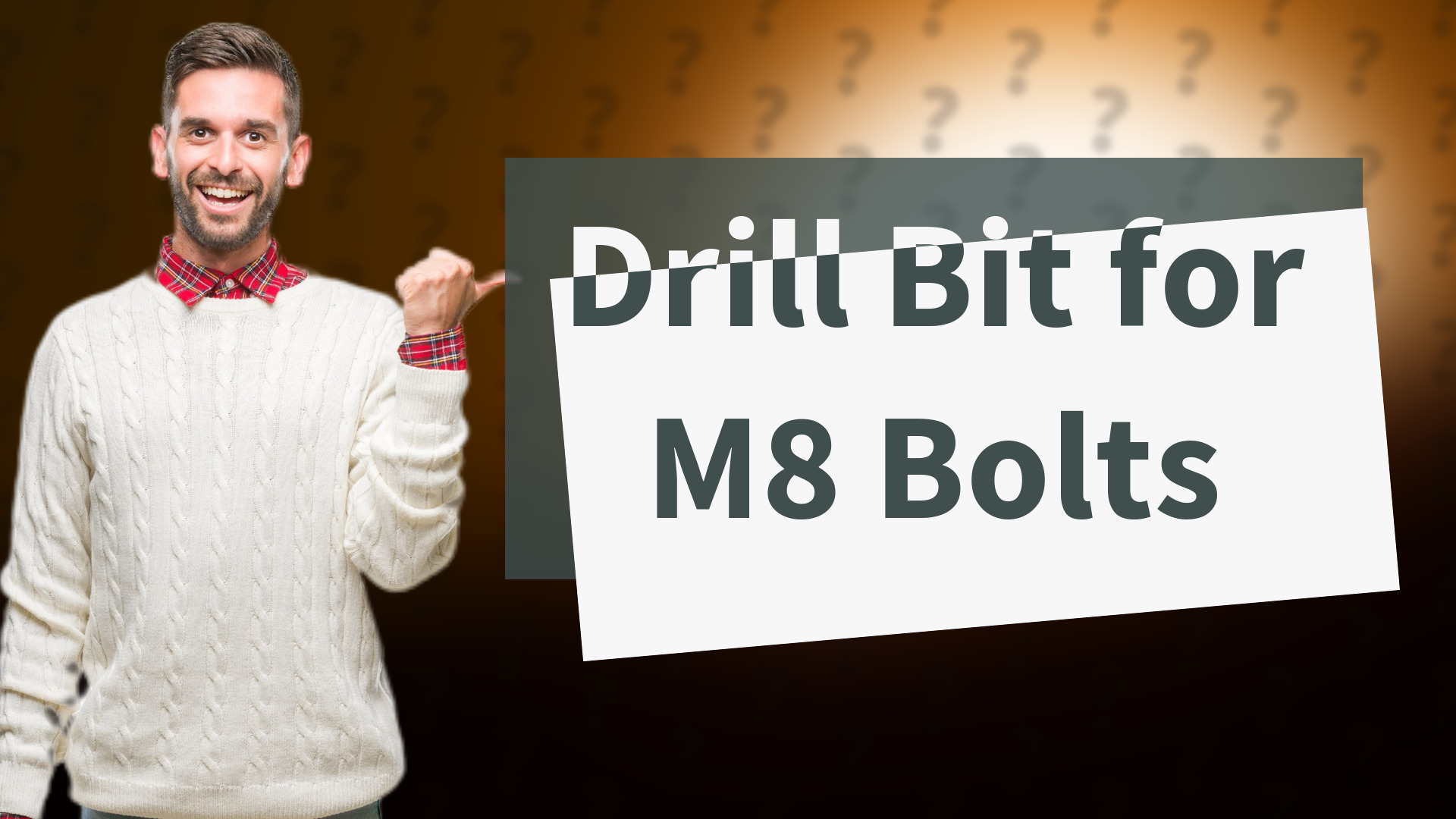 Drill Bit for M8 Bolts