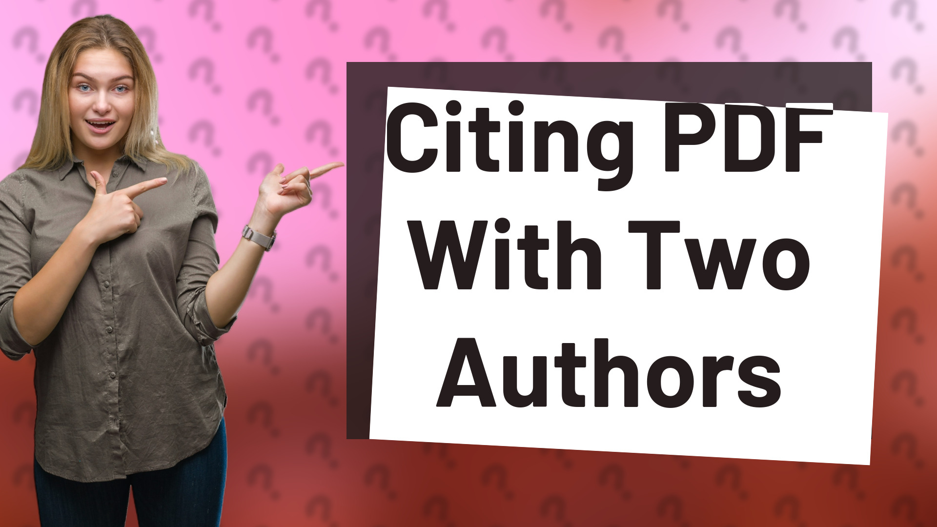 Citing PDF With Two Authors