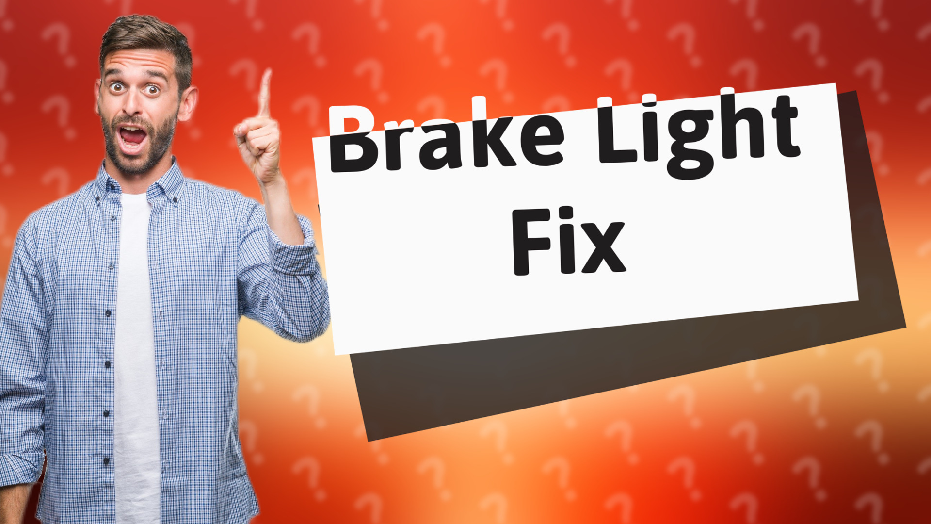 Brake Light Fix
