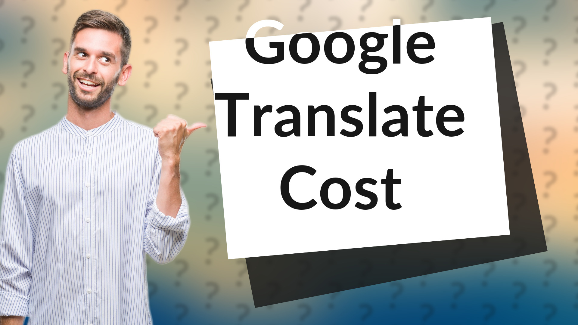 Google Translate Cost