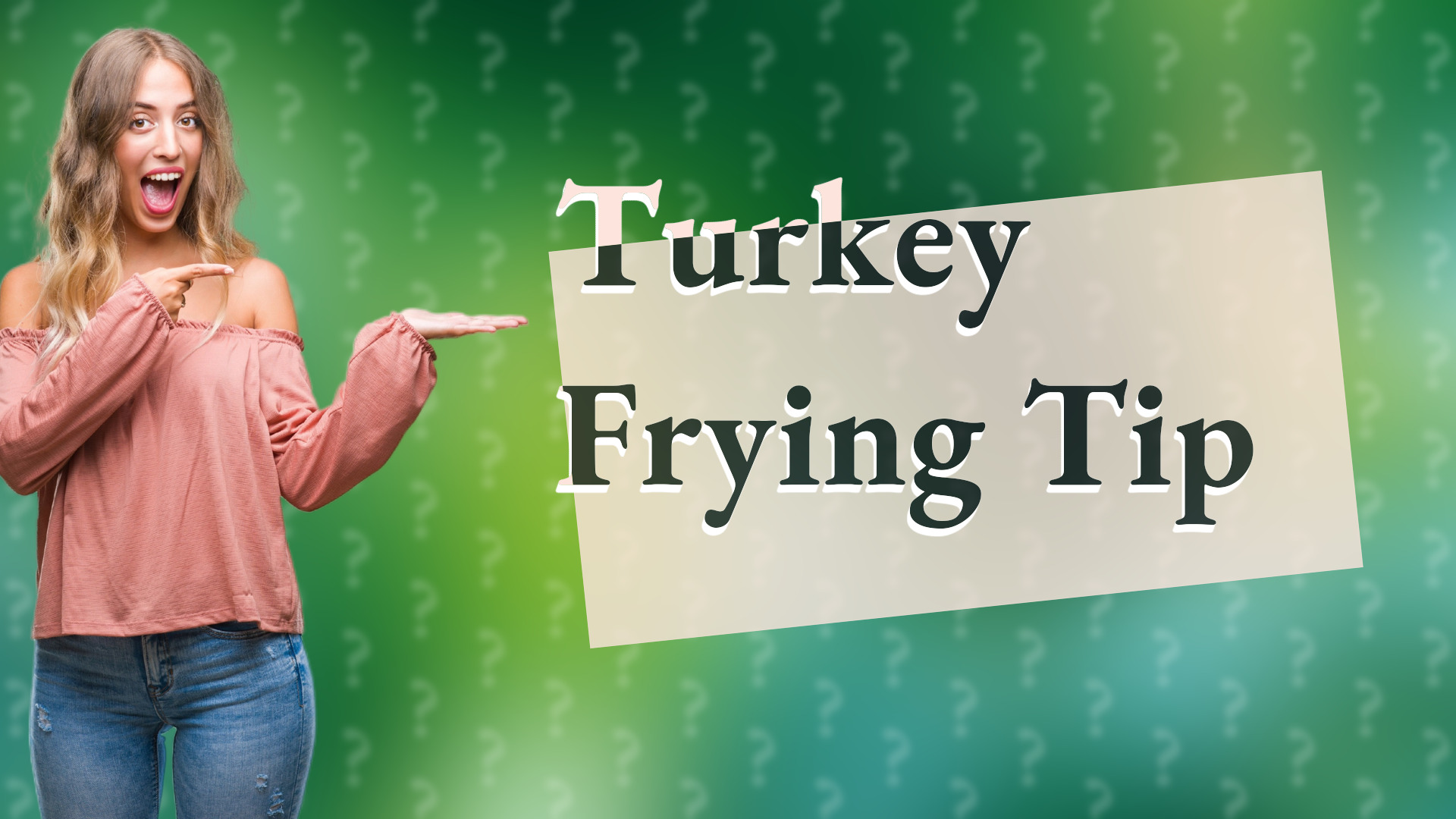 Turkey Frying Tip