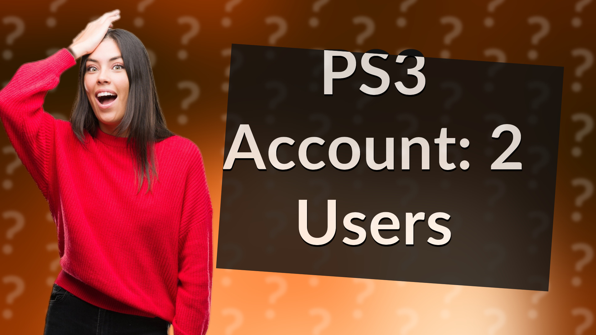 PS3 Account: 2 Users