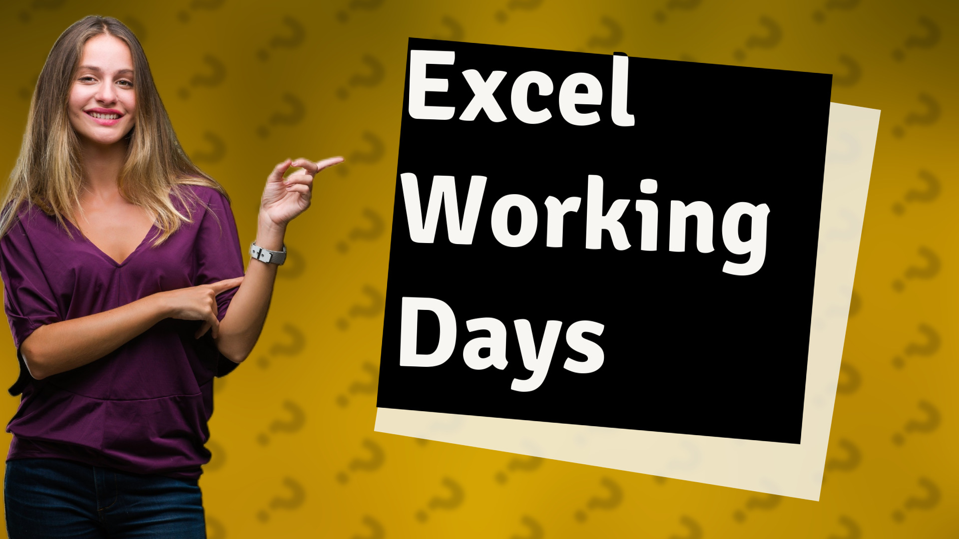 Excel Working Days