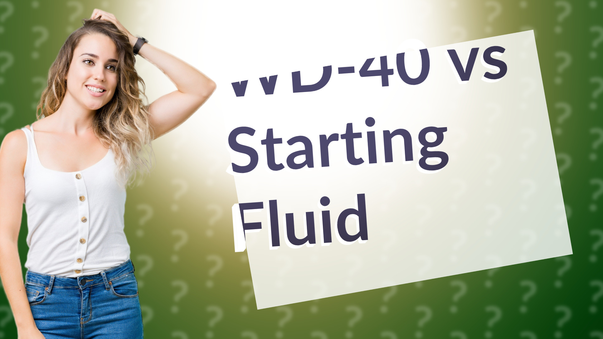 WD-40 vs Starting Fluid